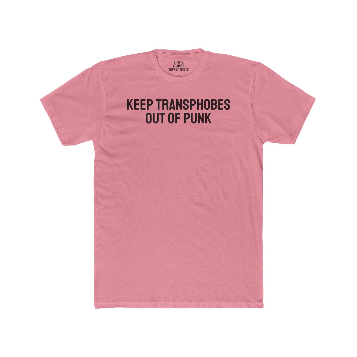 Keep Transphobes Out Of Punk - Unisex Cotton Crew Tee