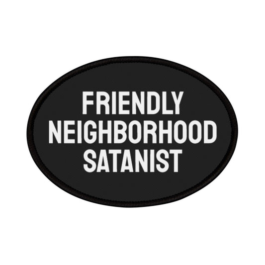 Friendly Neighborhood Satanist - Iron-On Patch