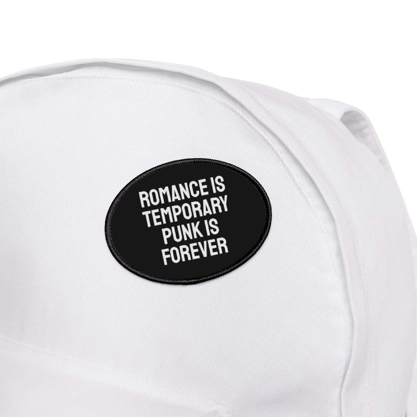 Romance Is Temporary Punk Is Forever - Iron-On Patch