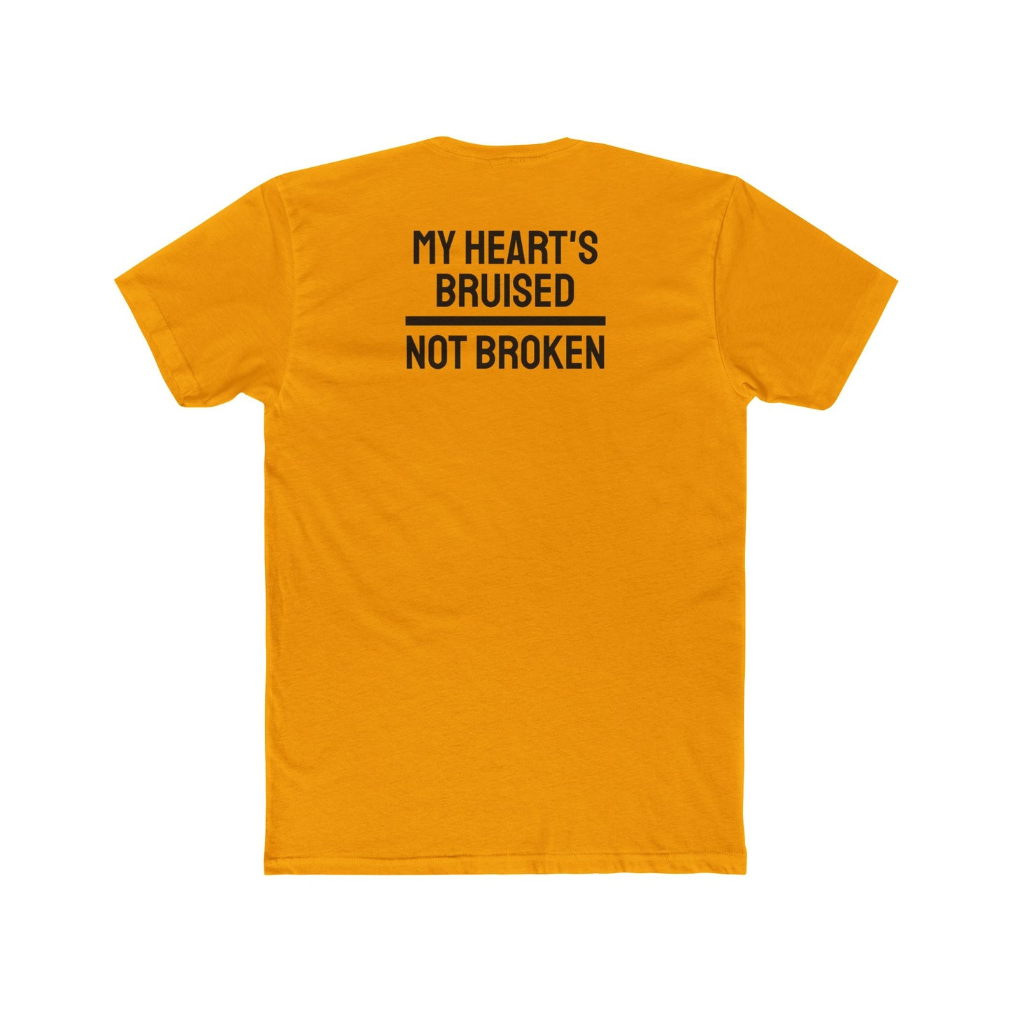 My Heart's Bruised Not Broken - Unisex Cotton Crew Tee