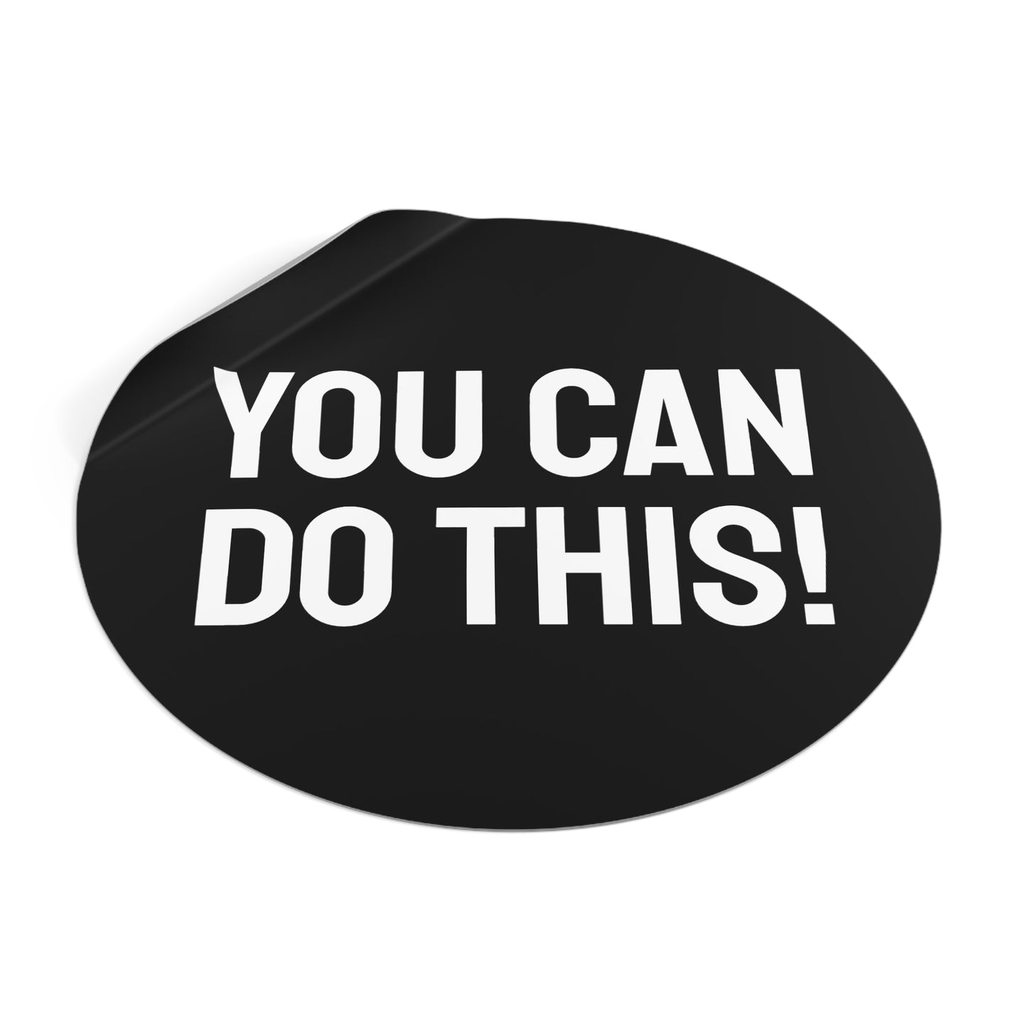 You Can Do This! - Round Vinyl Stickers