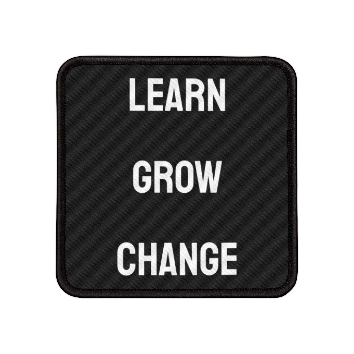 Learn Grow Change - Iron-On Patch