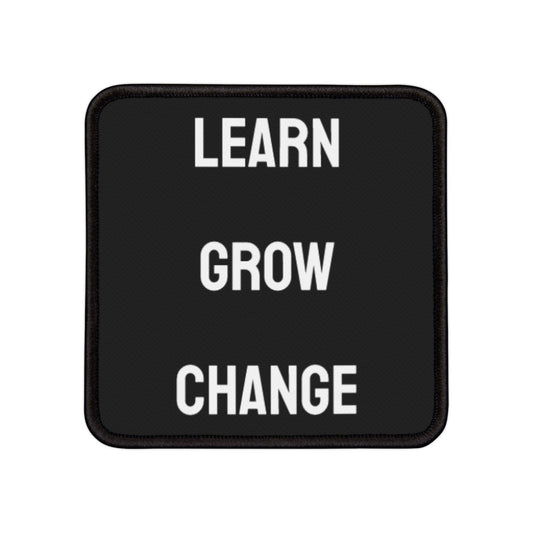 Learn Grow Change - Iron-On Patch