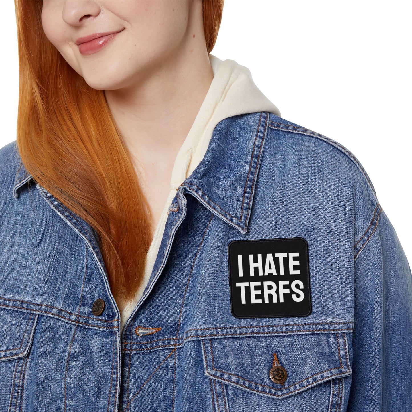 I Hate TERFS - Iron-On Patch