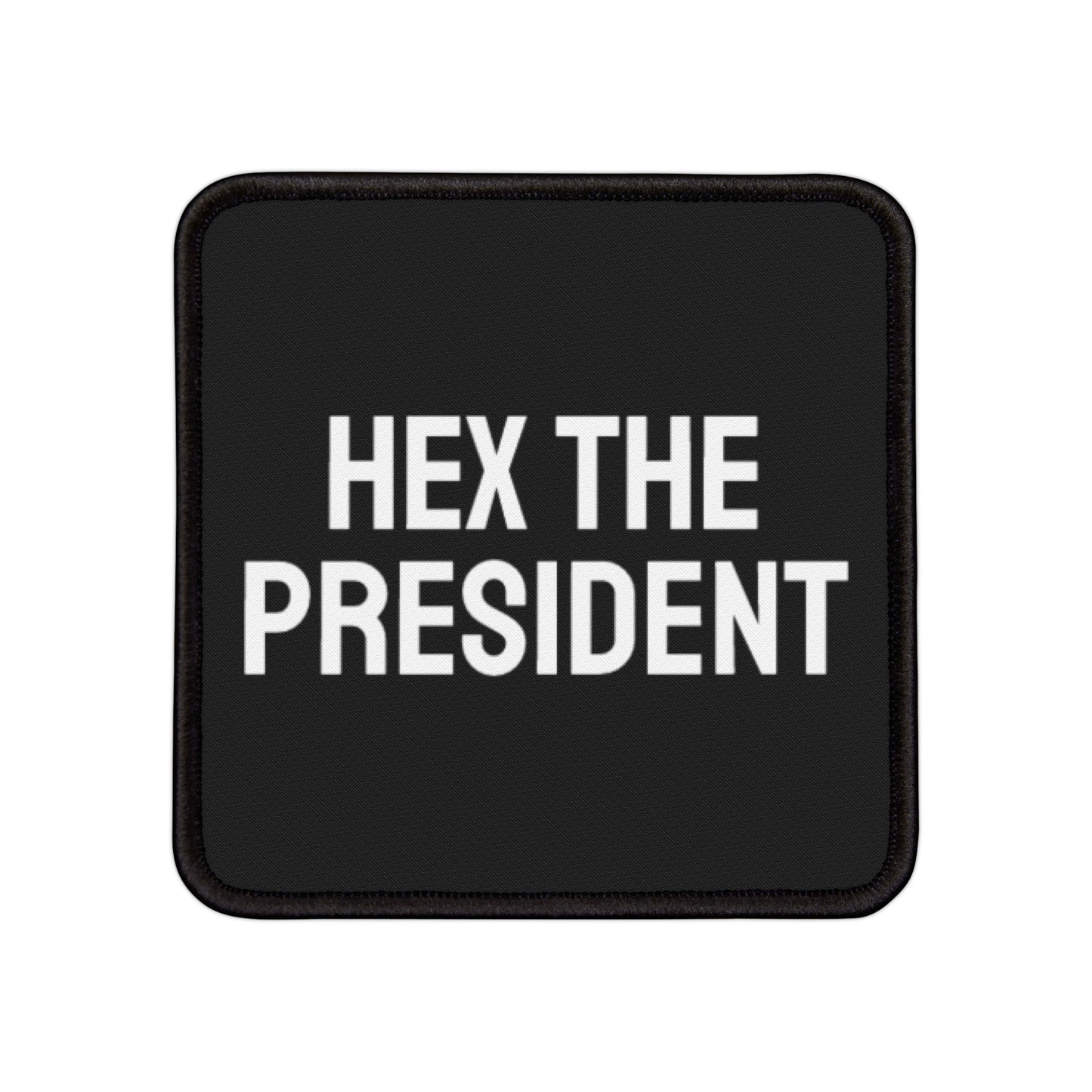 Hex The President - Iron-On Patch Template