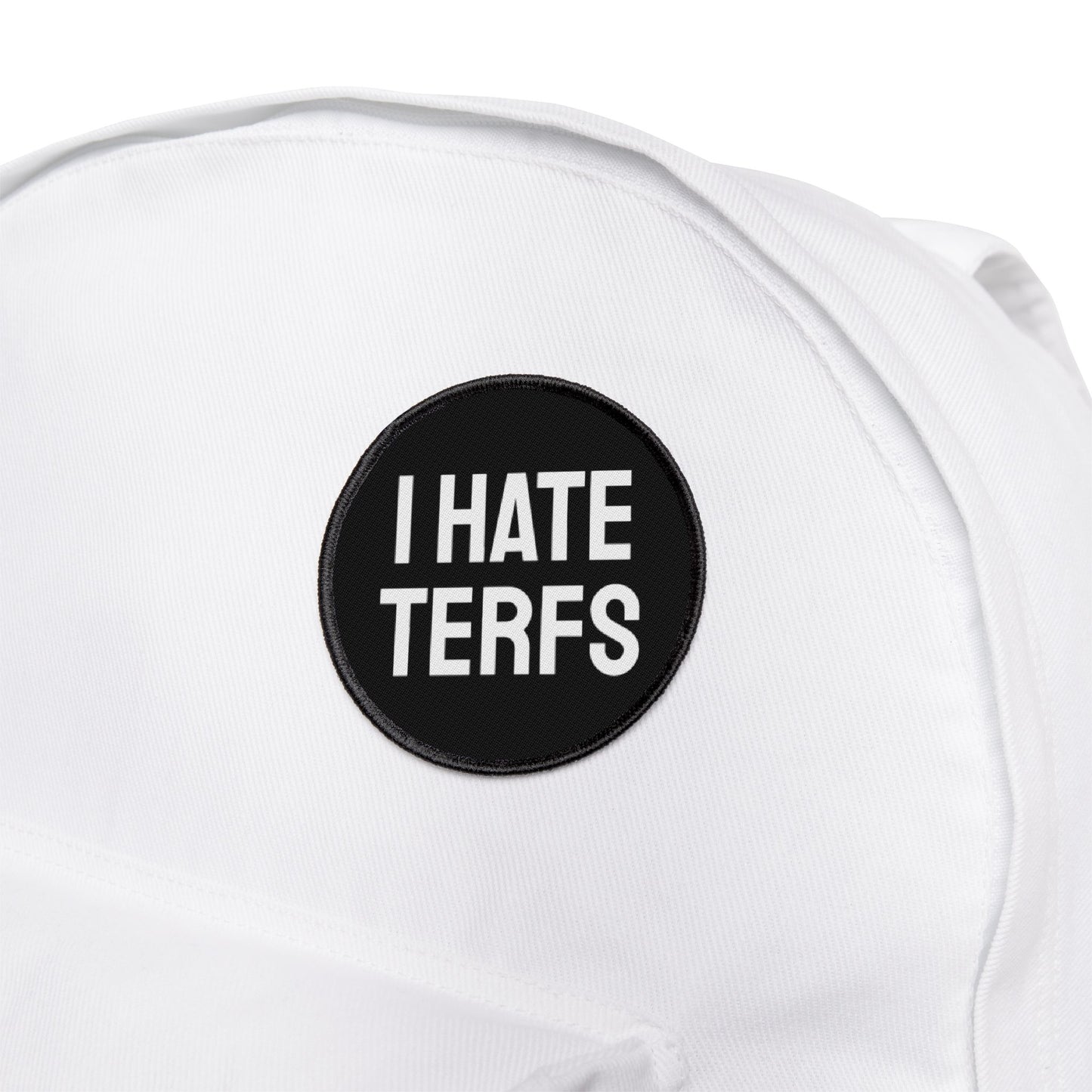 I Hate TERFS - Iron-On Patch