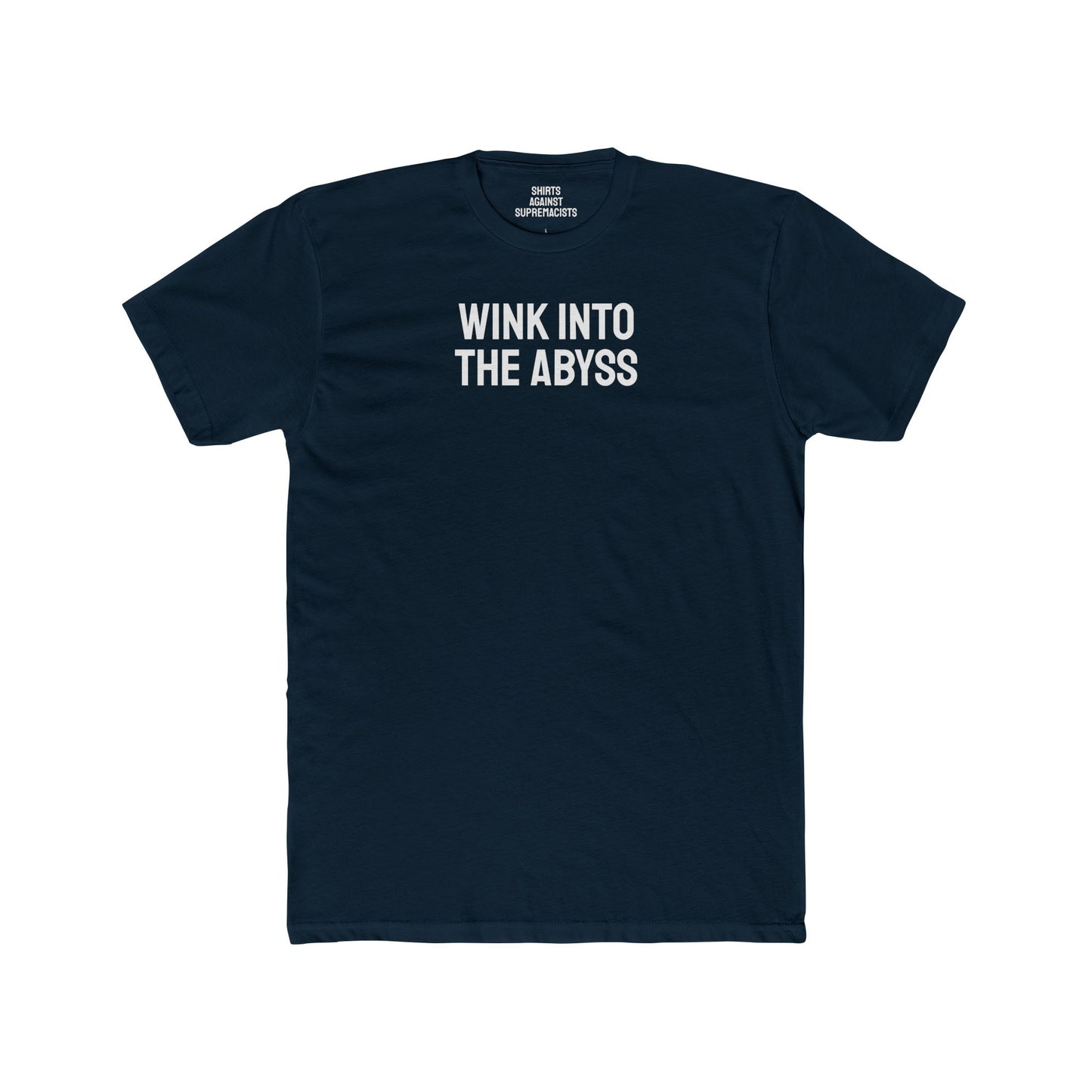 Wink Into The Abyss - Unisex Cotton Crew Tee