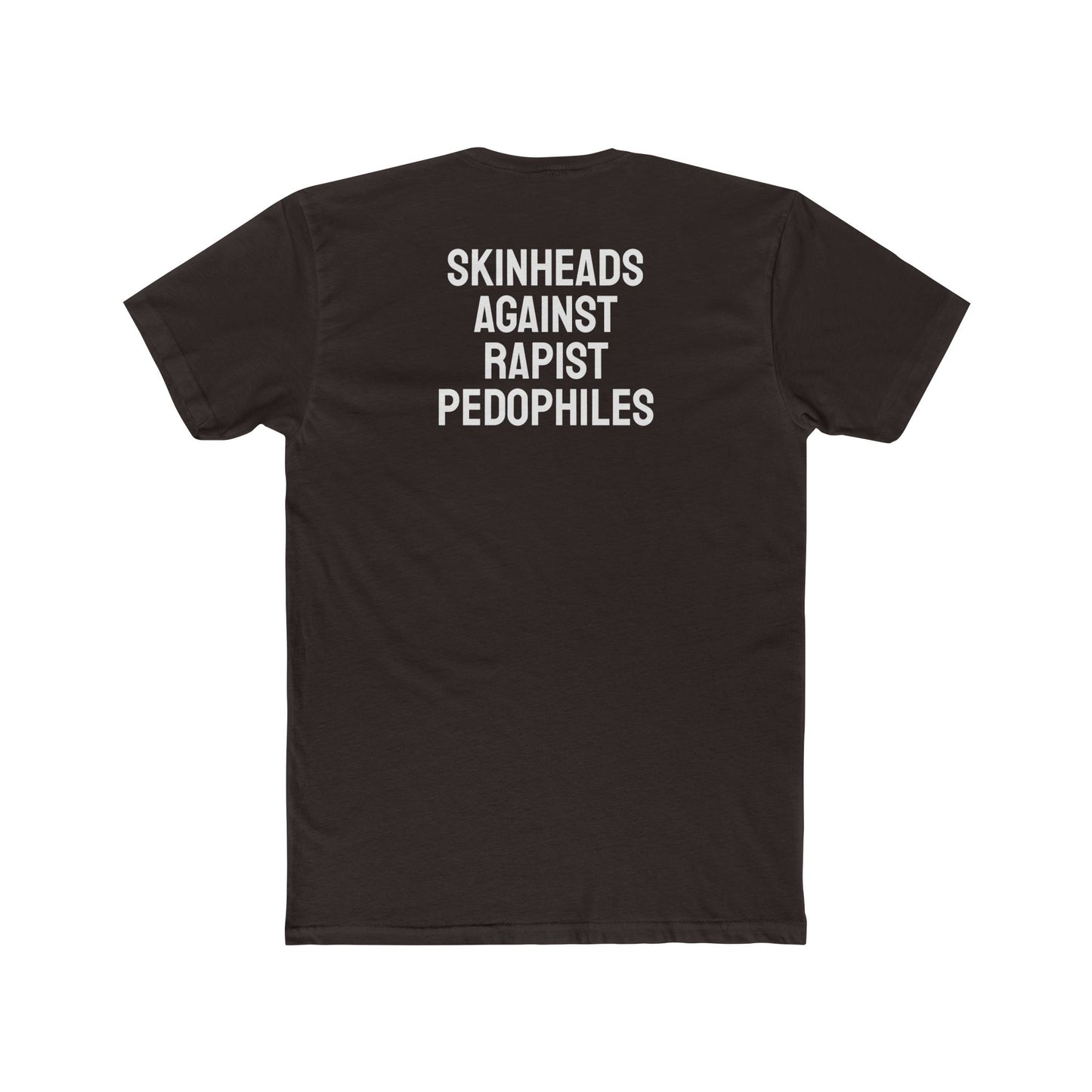 Skinheads Against Rapist Pedophiles - Unisex Cotton Crew Tee