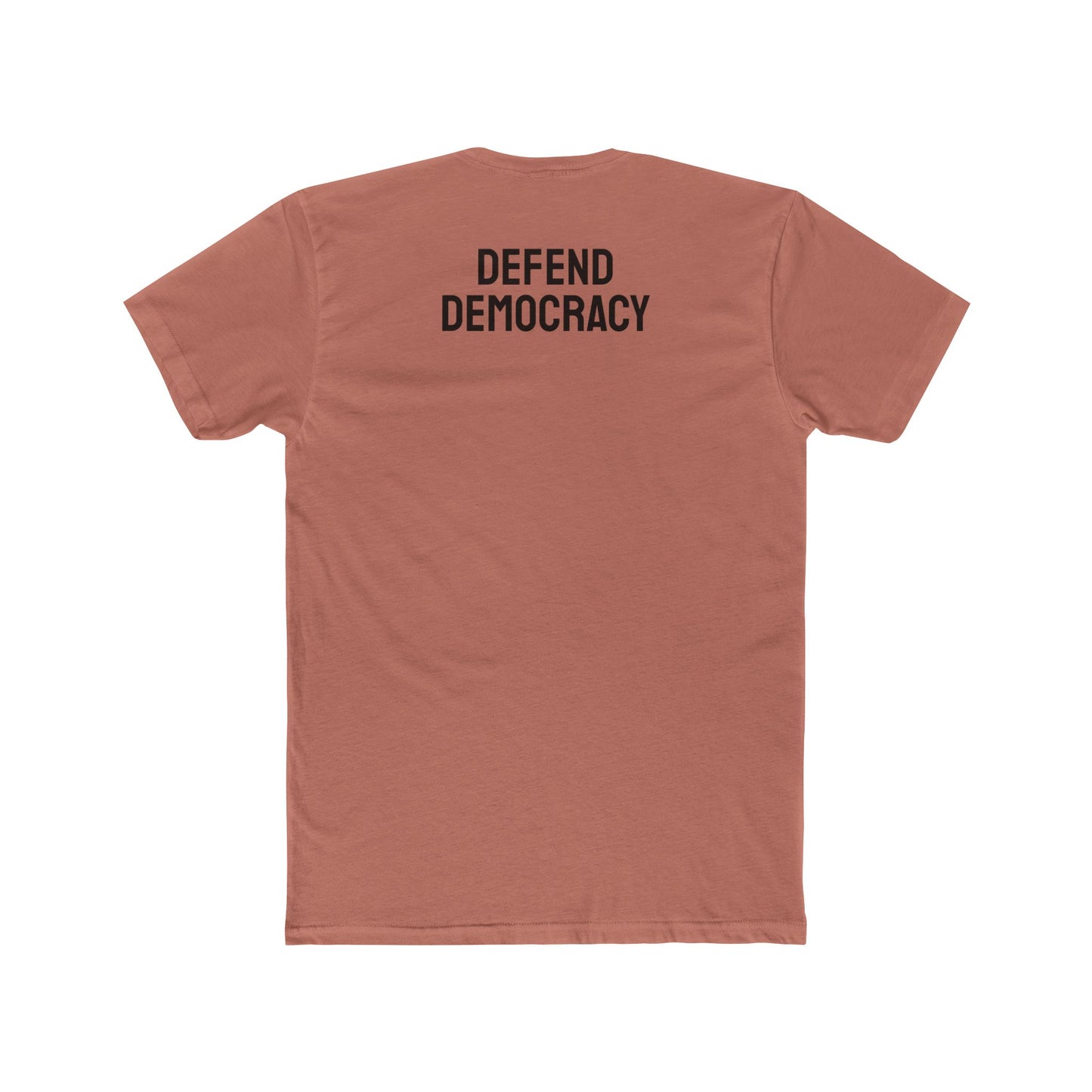 Defend Democracy - Unisex Cotton Crew Tee