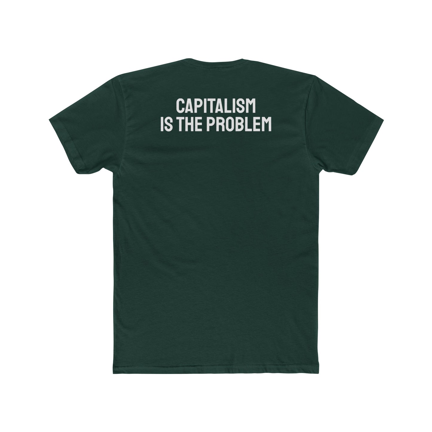 Capitalism Is The Problem - Unisex Cotton Crew Tee