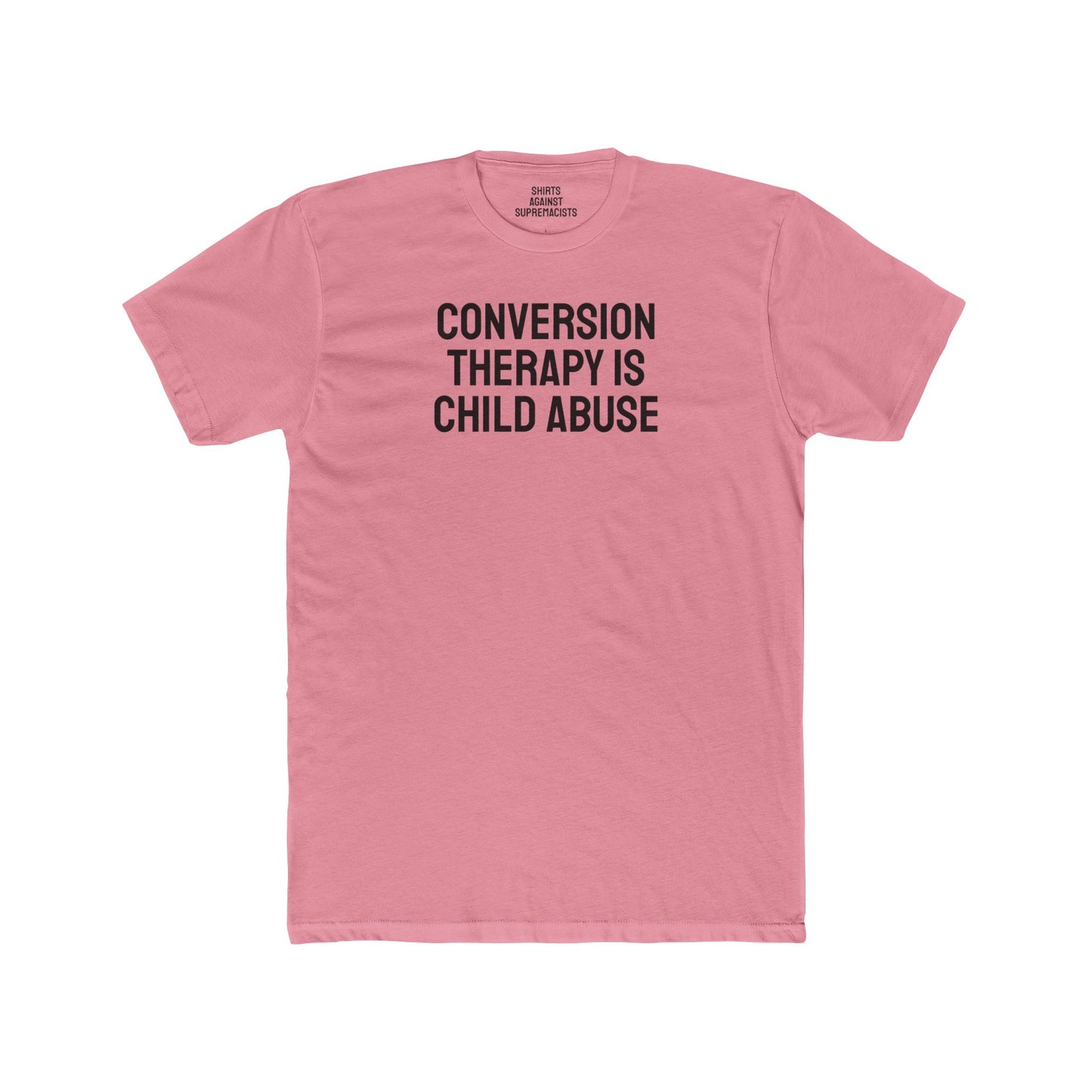 Conversion Therapy Is Child Abuse - Unisex Cotton Crew Tee