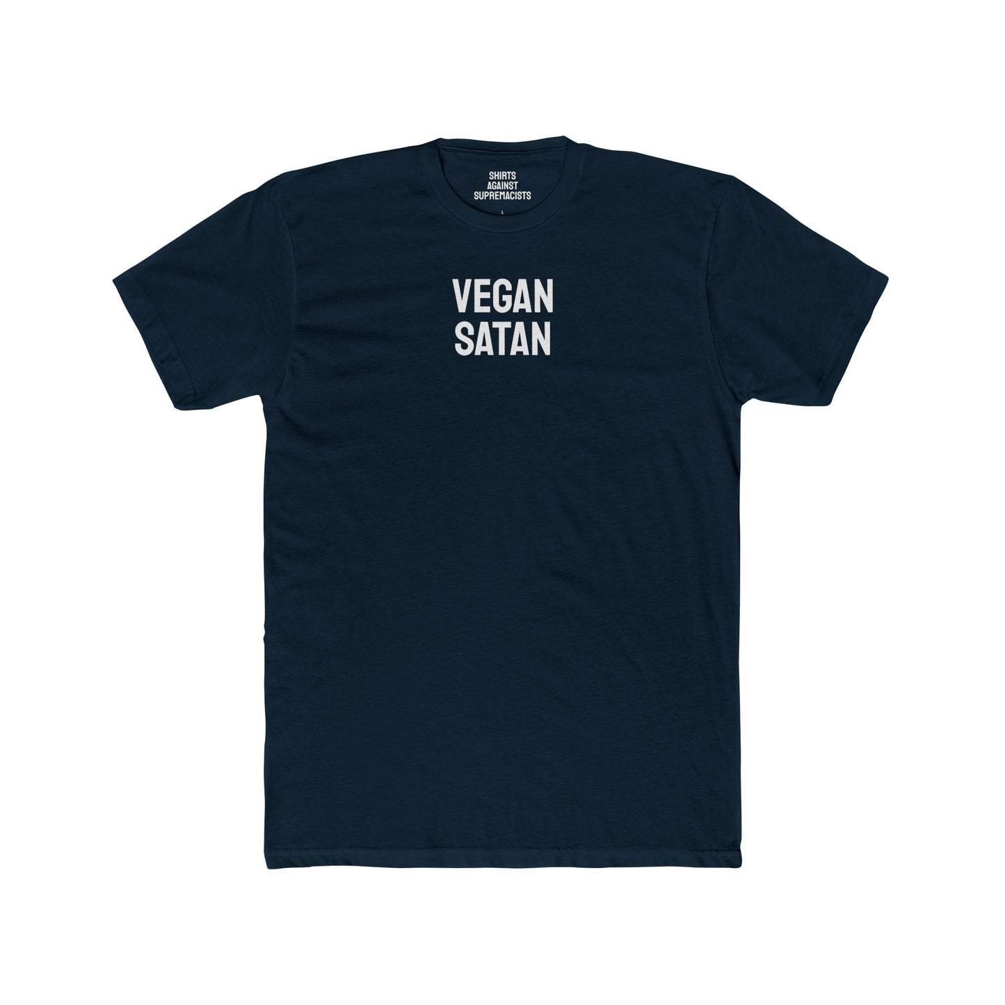 Vegan Satan - Unisex Cotton Crew Tee