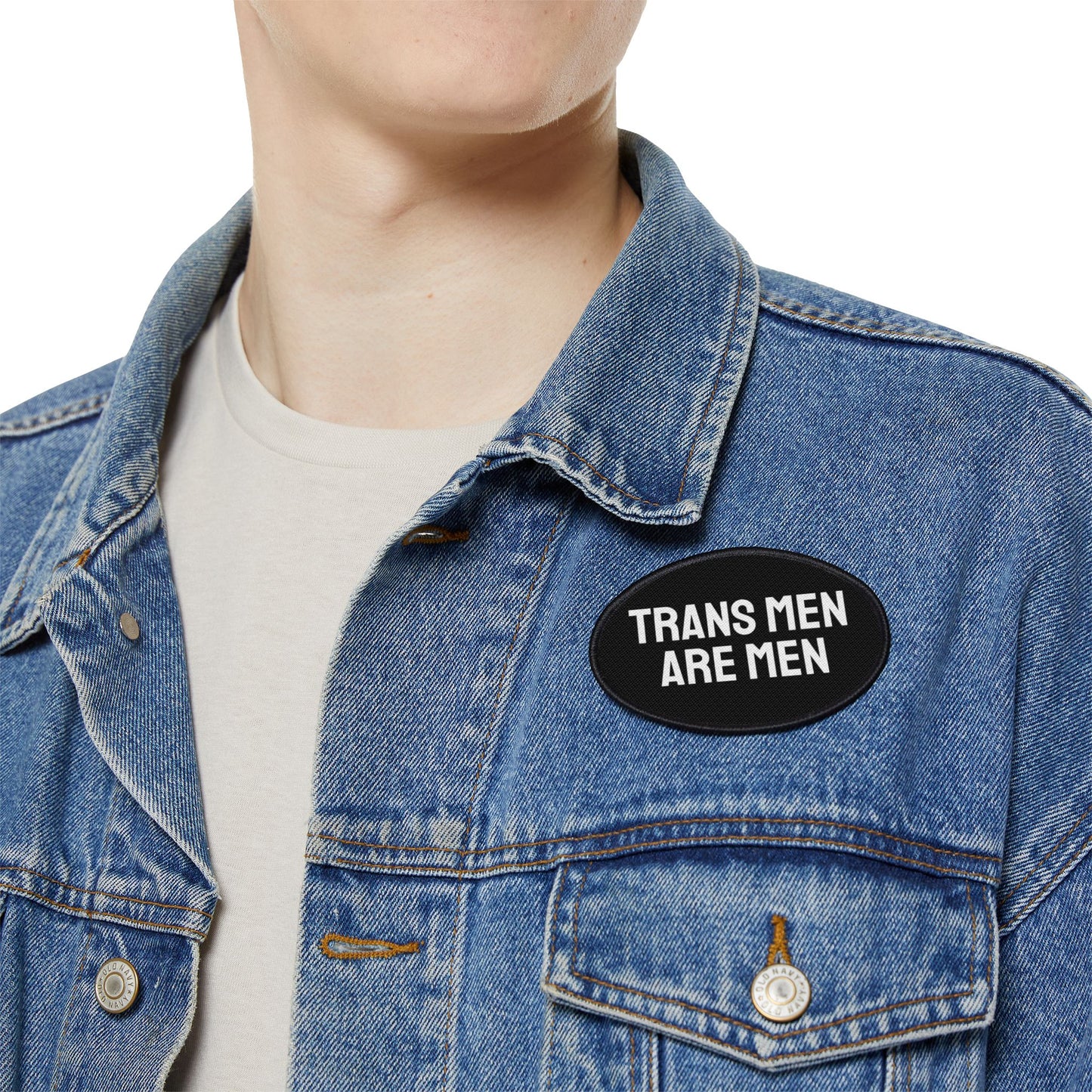 Trans Men Are Men - Iron-On Patch