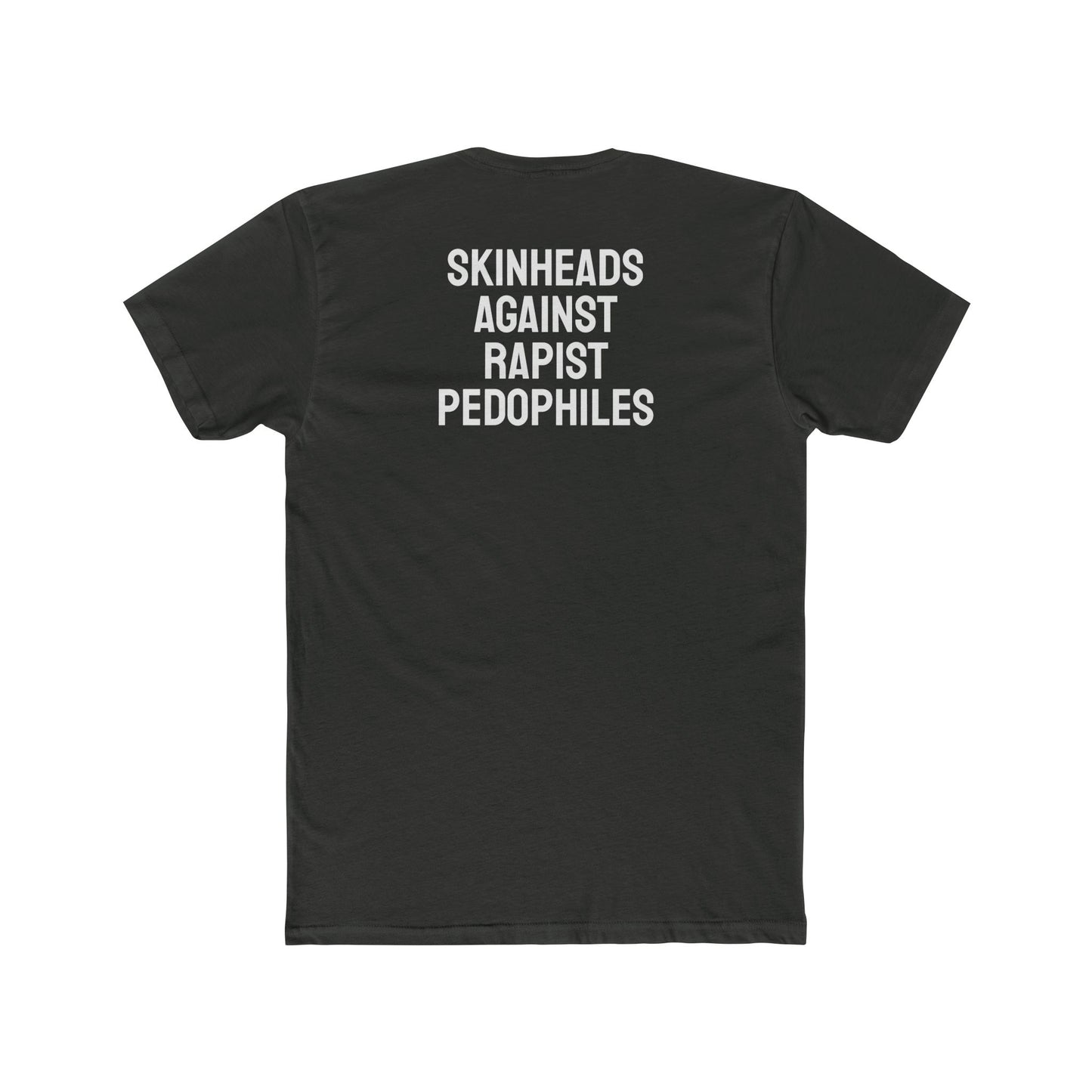 Skinheads Against Rapist Pedophiles - Unisex Cotton Crew Tee