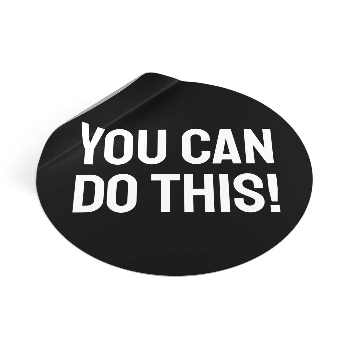 You Can Do This! - Round Vinyl Stickers