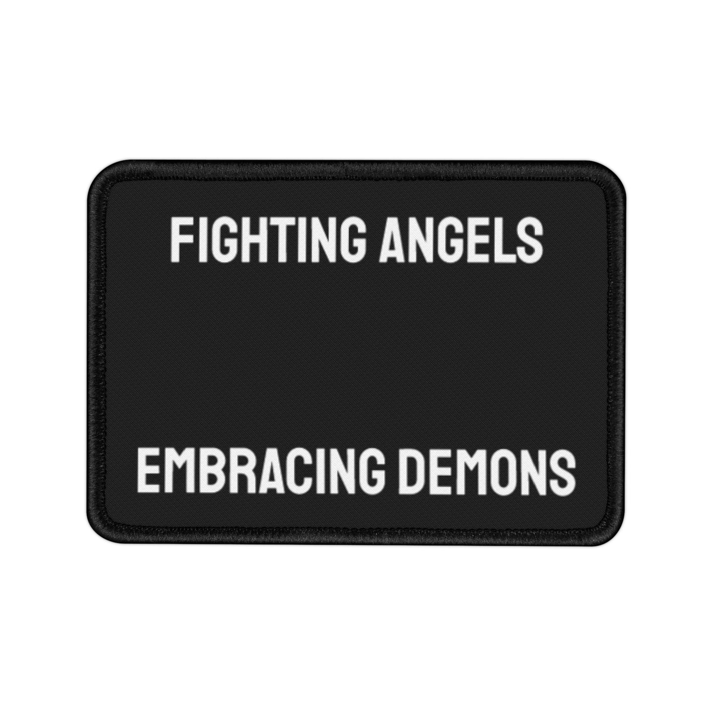 Fighting Angels Embracing Demons - Iron-On Patch