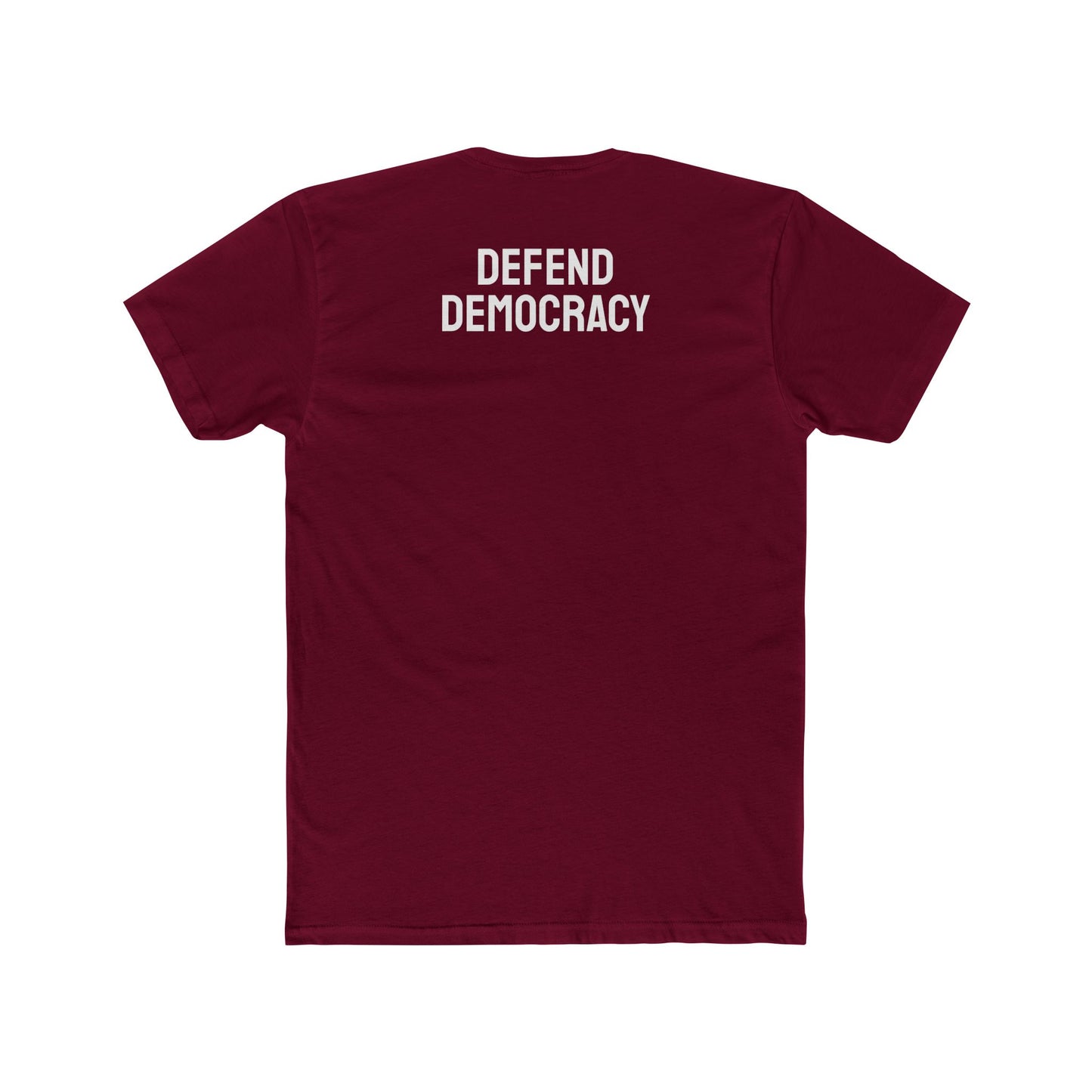 Defend Democracy - Unisex Cotton Crew Tee