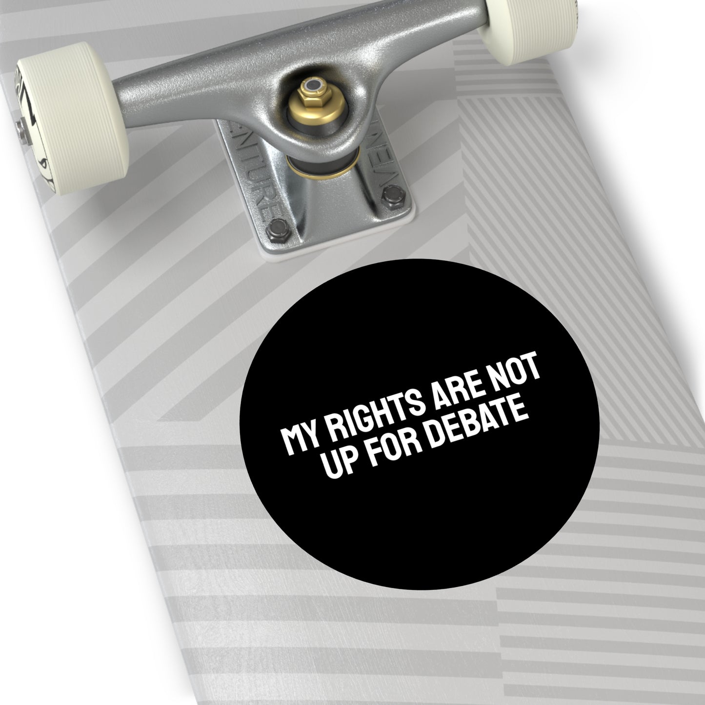 My Rights Are Not Up For Debate - Round Vinyl Stickers