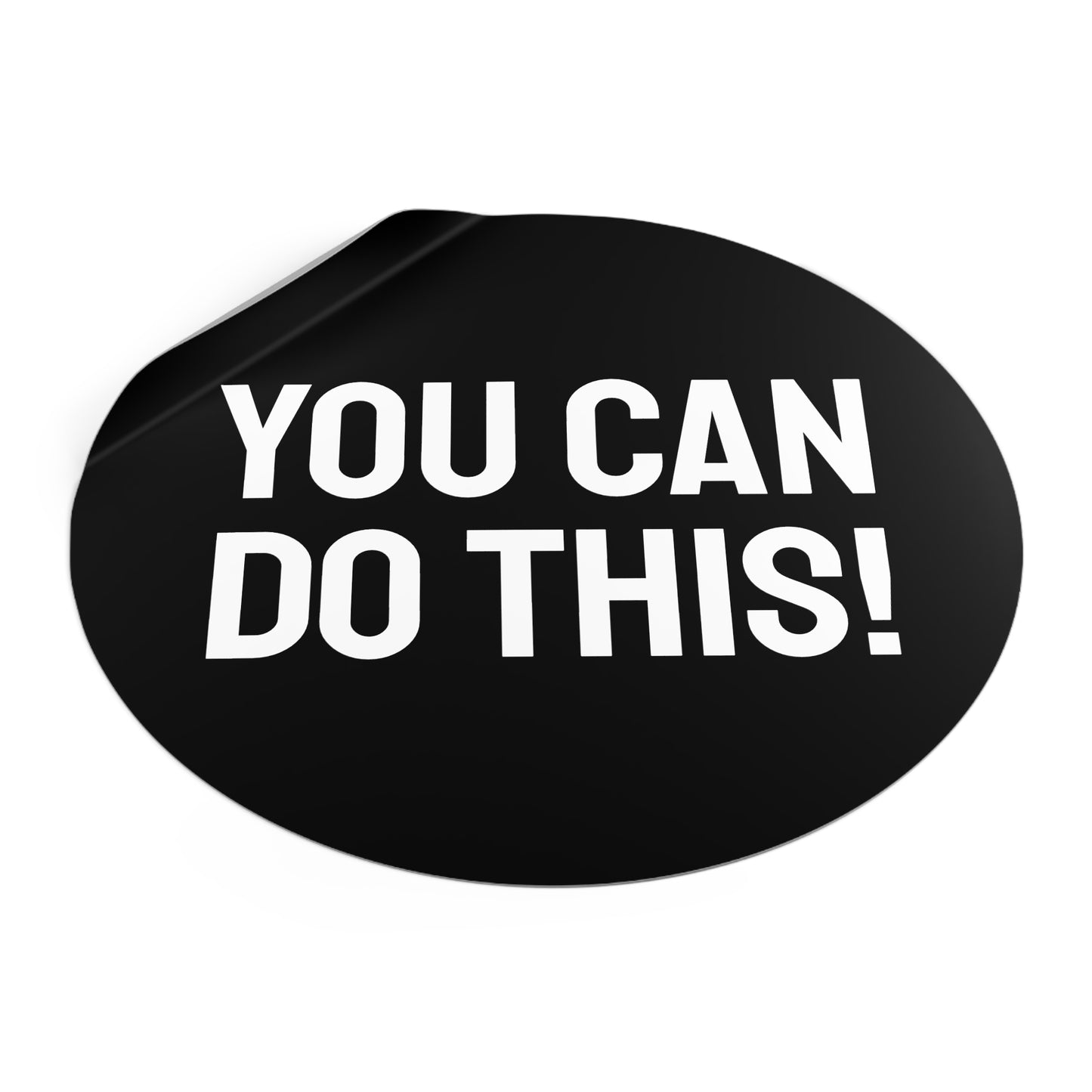 You Can Do This! - Round Vinyl Stickers