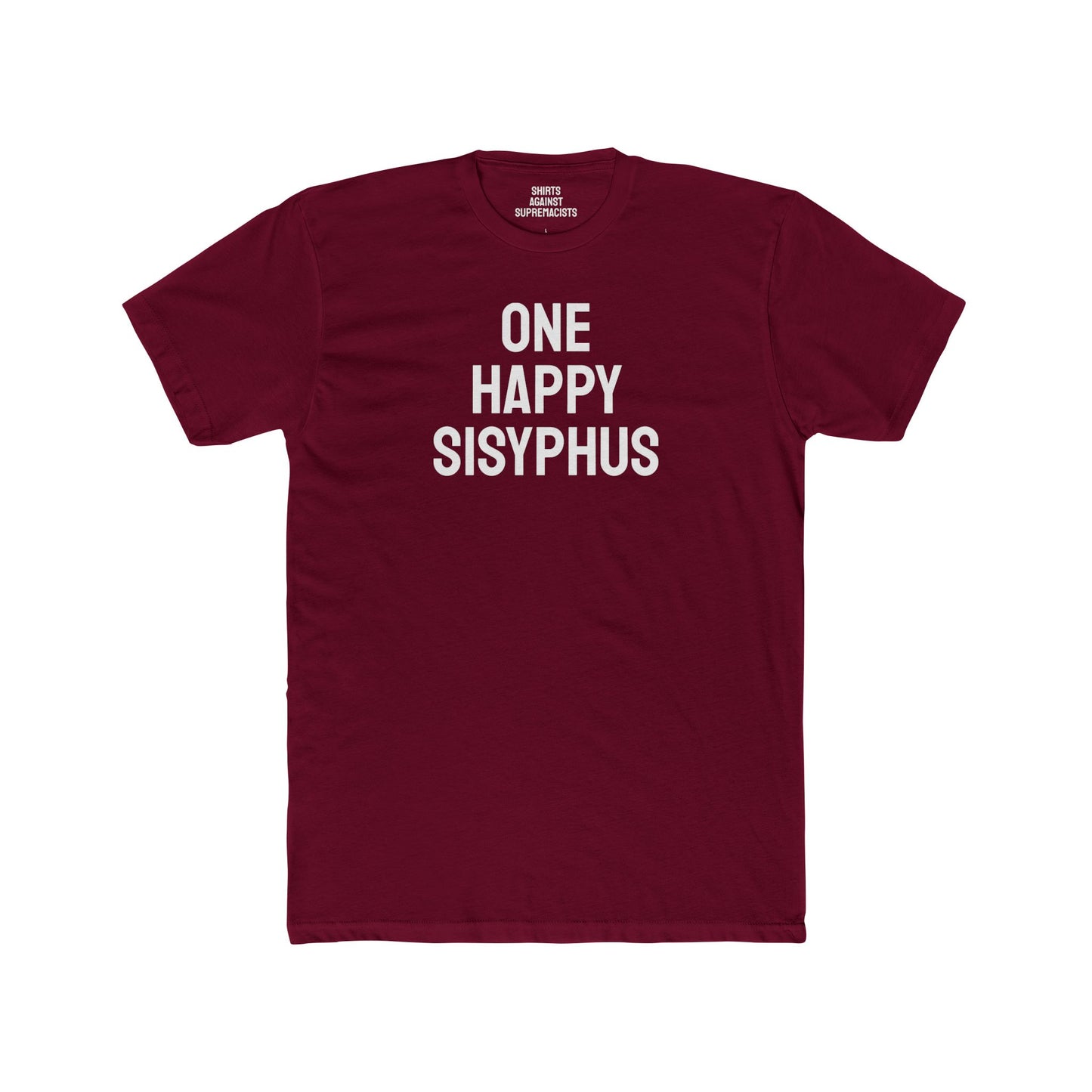 One Happy Sisyphus - Unisex Cotton Crew Tee