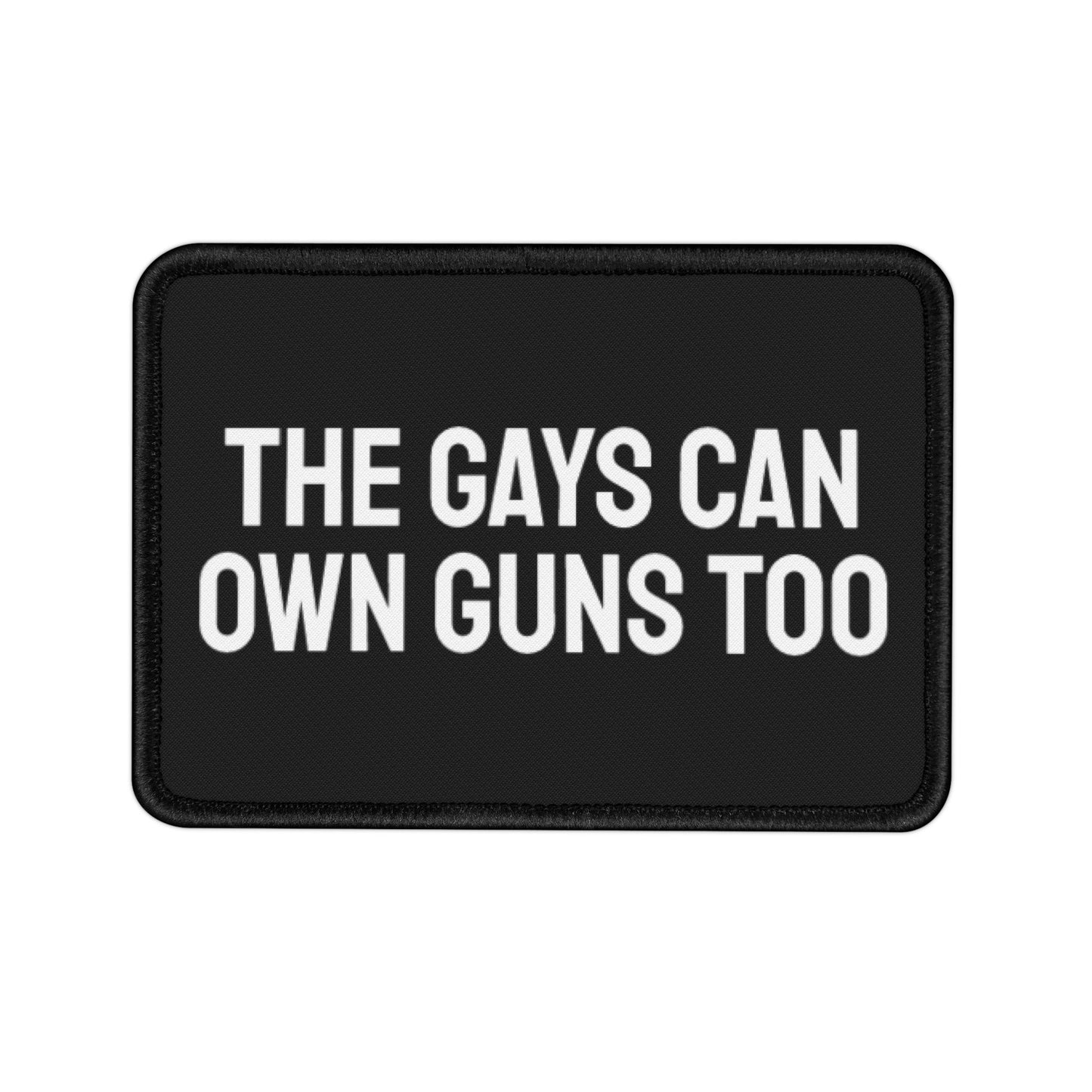 The Gays Can Own Guns Too - Iron-On Patch