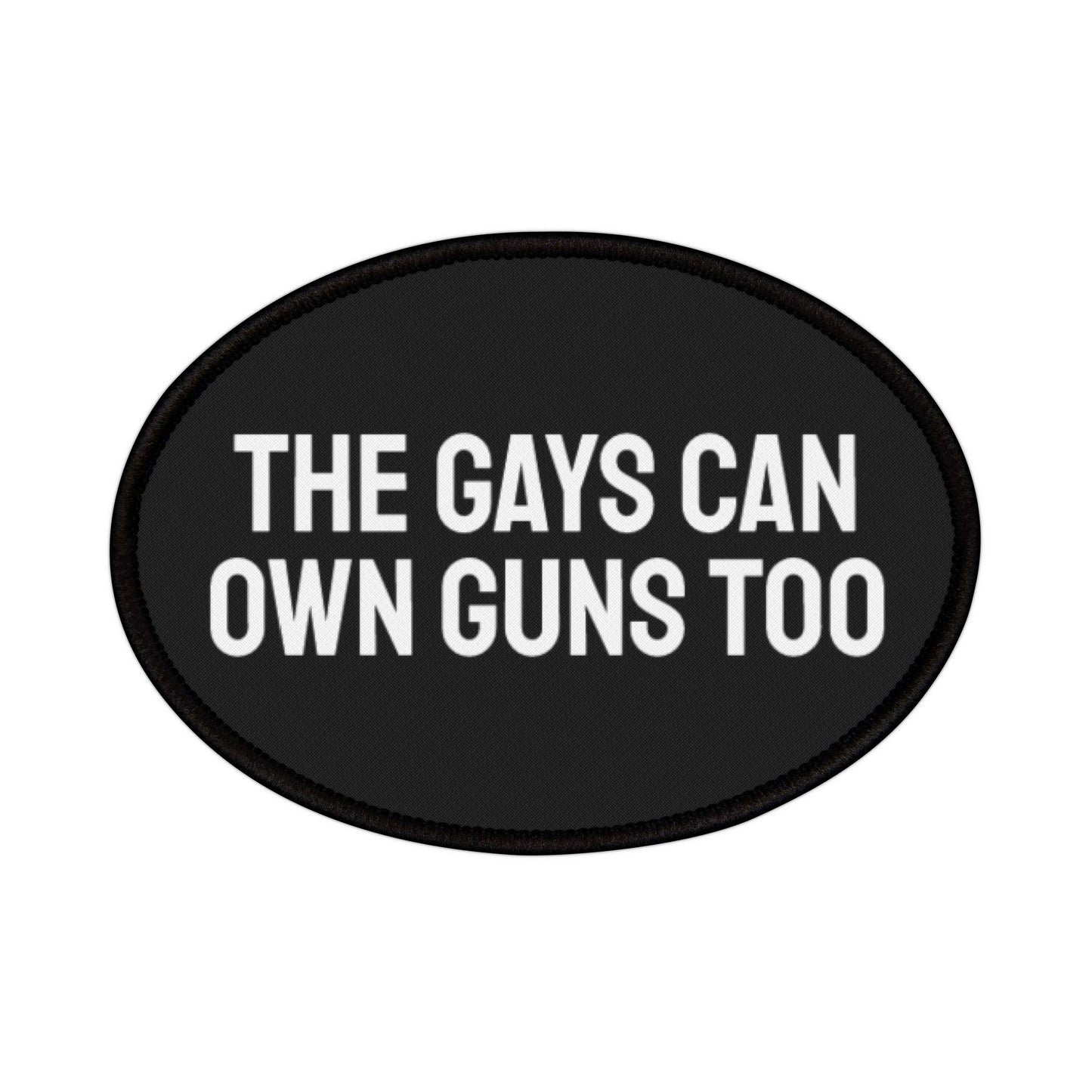 The Gays Can Own Guns Too - Iron-On Patch