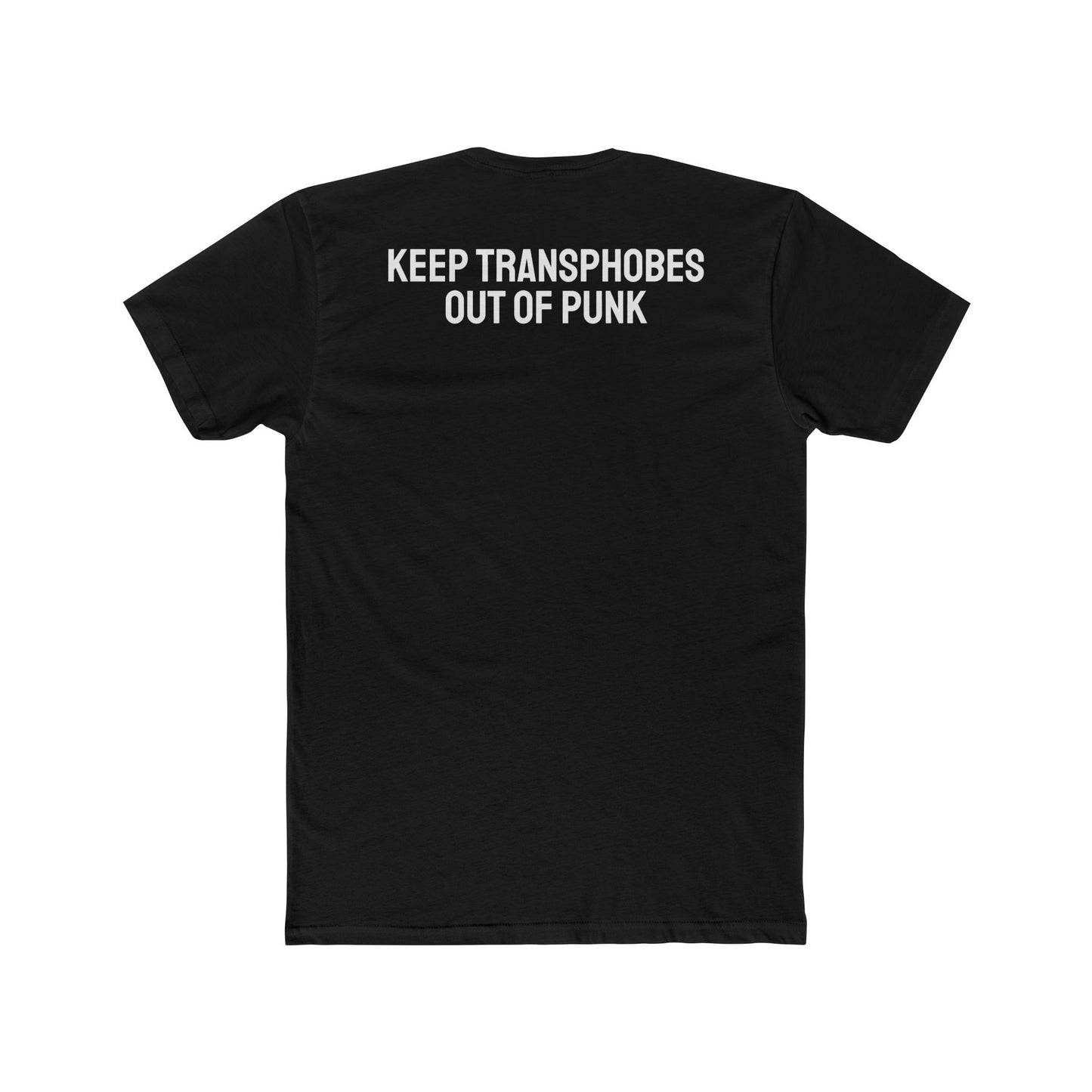 Keep Transphobes Out Of Punk - Unisex Cotton Crew Tee