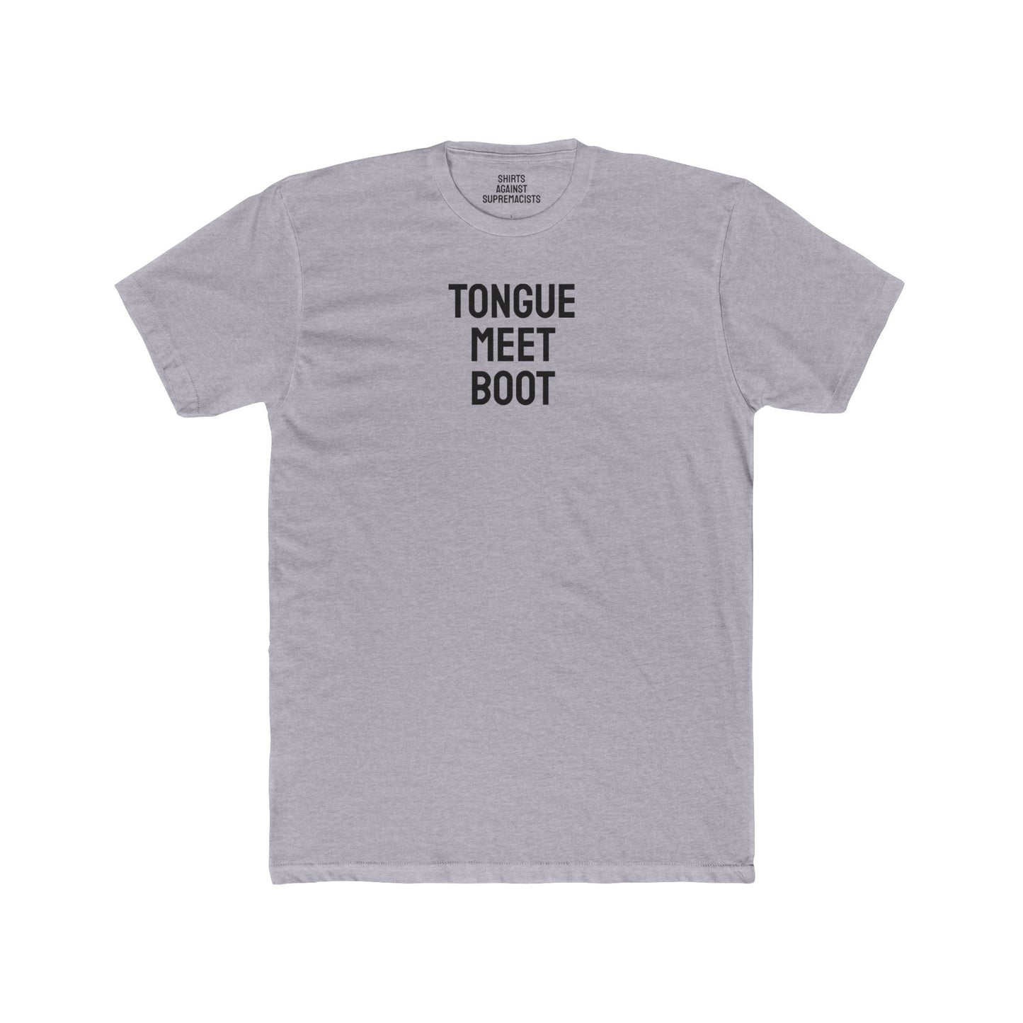 Tounge Meet Boot - Unisex Cotton Crew Tee