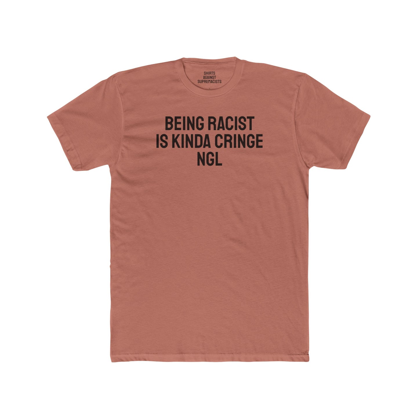 Being Transphobic Is Kinda Cringe NGL - Unisex Cotton Crew Tee