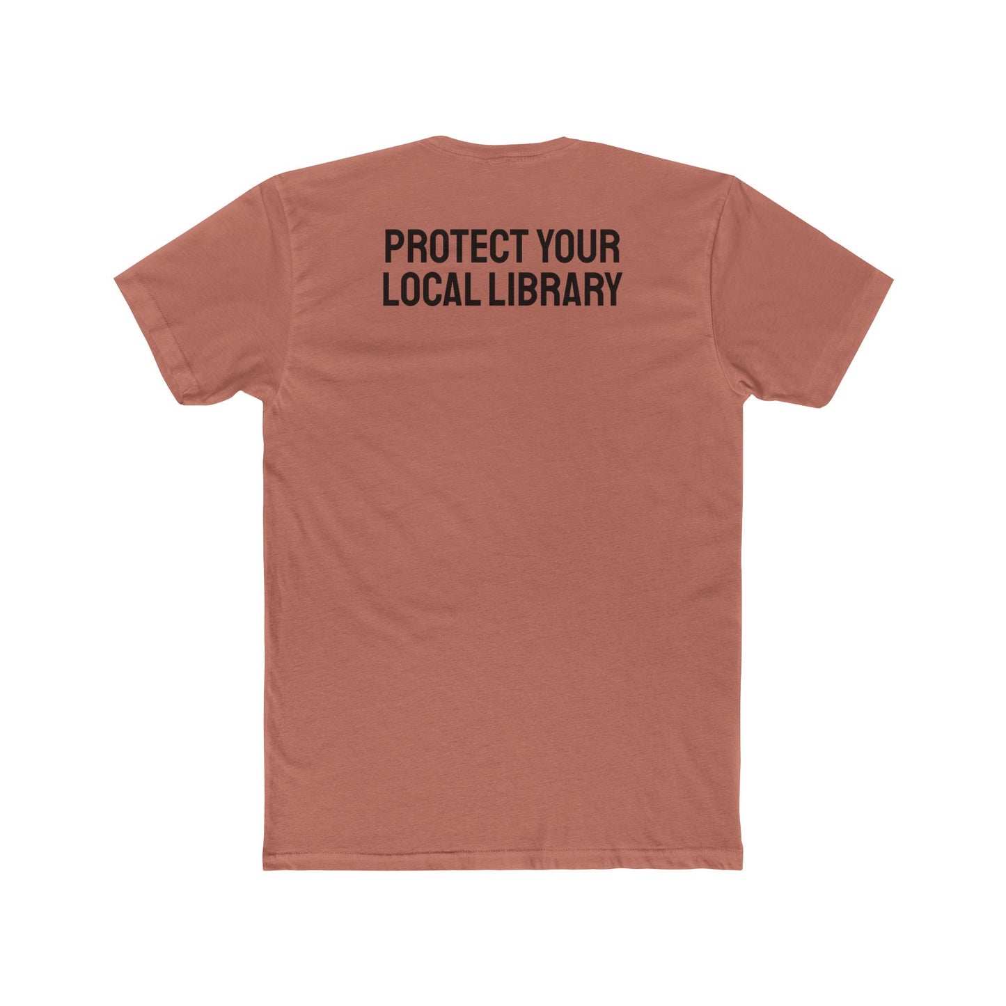 Protect Your Local Library - Unisex Cotton Crew Tee