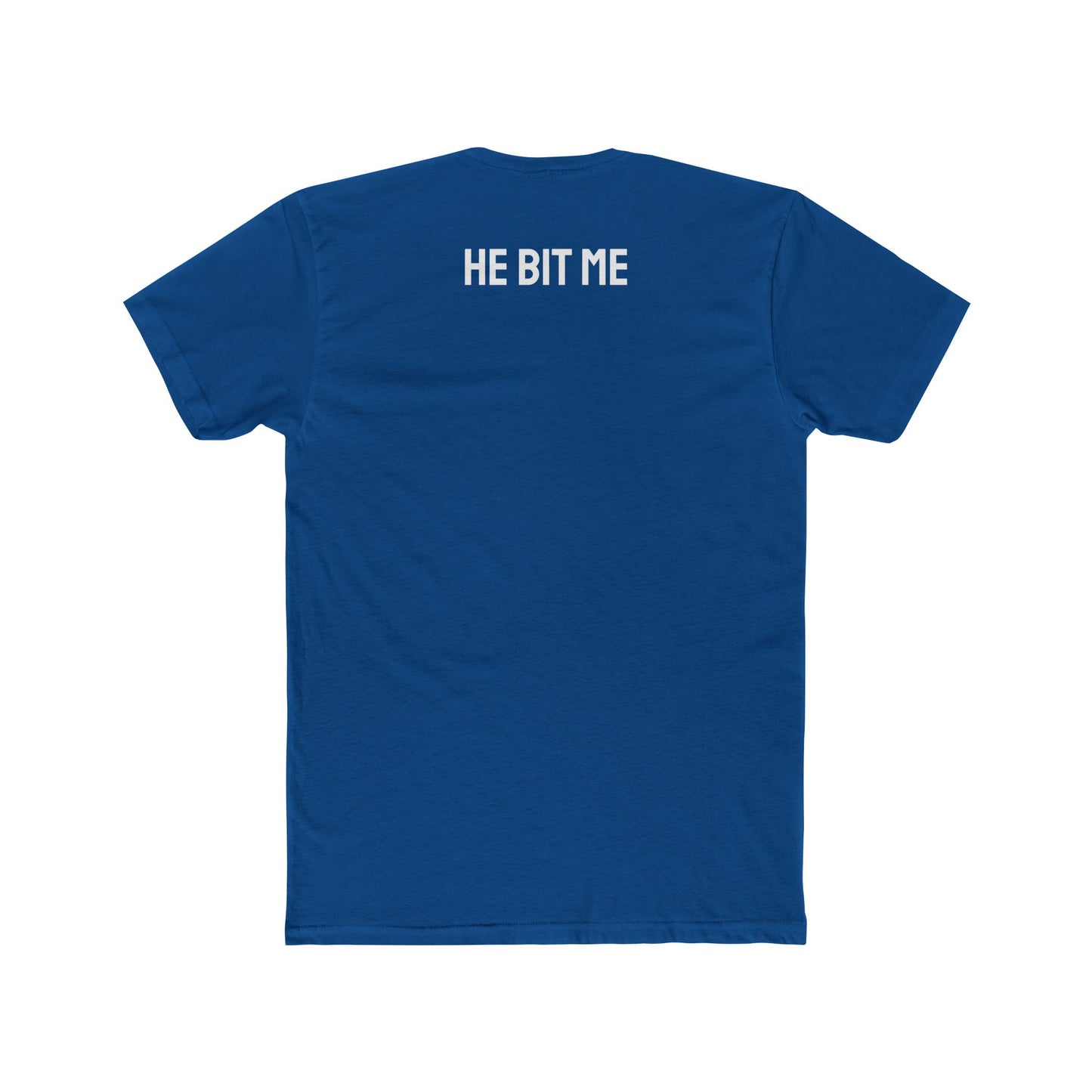 He Bit Me - Couple's Unisex Cotton Crew Tee