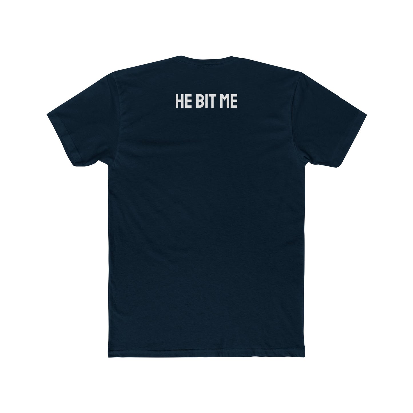 He Bit Me - Couple's Unisex Cotton Crew Tee