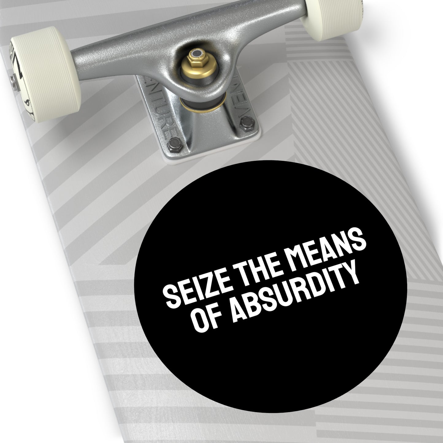 Seize The Means Of Absurdity - Round Vinyl Stickers