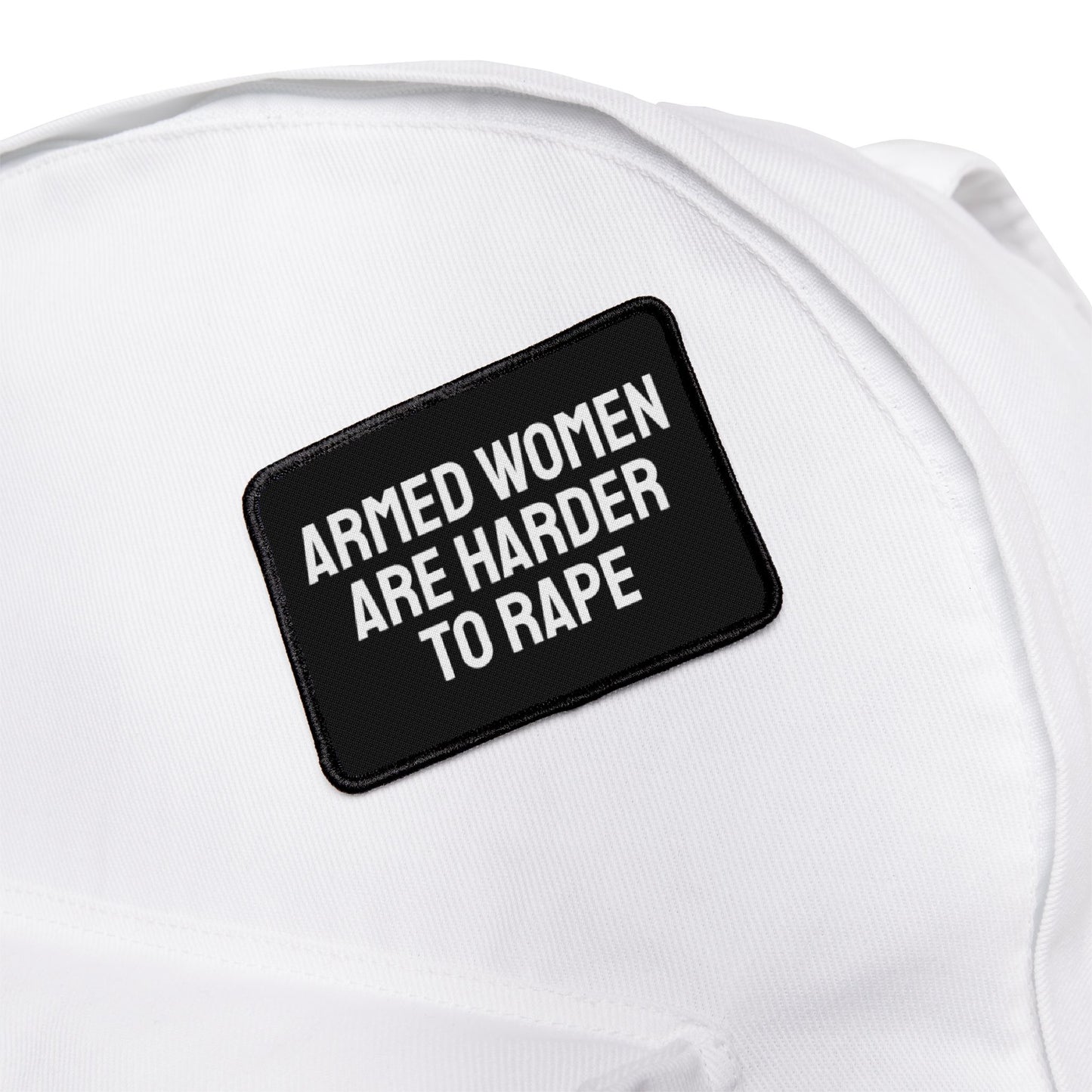 Armed Women Are Harder To Rape - Iron-On Patch