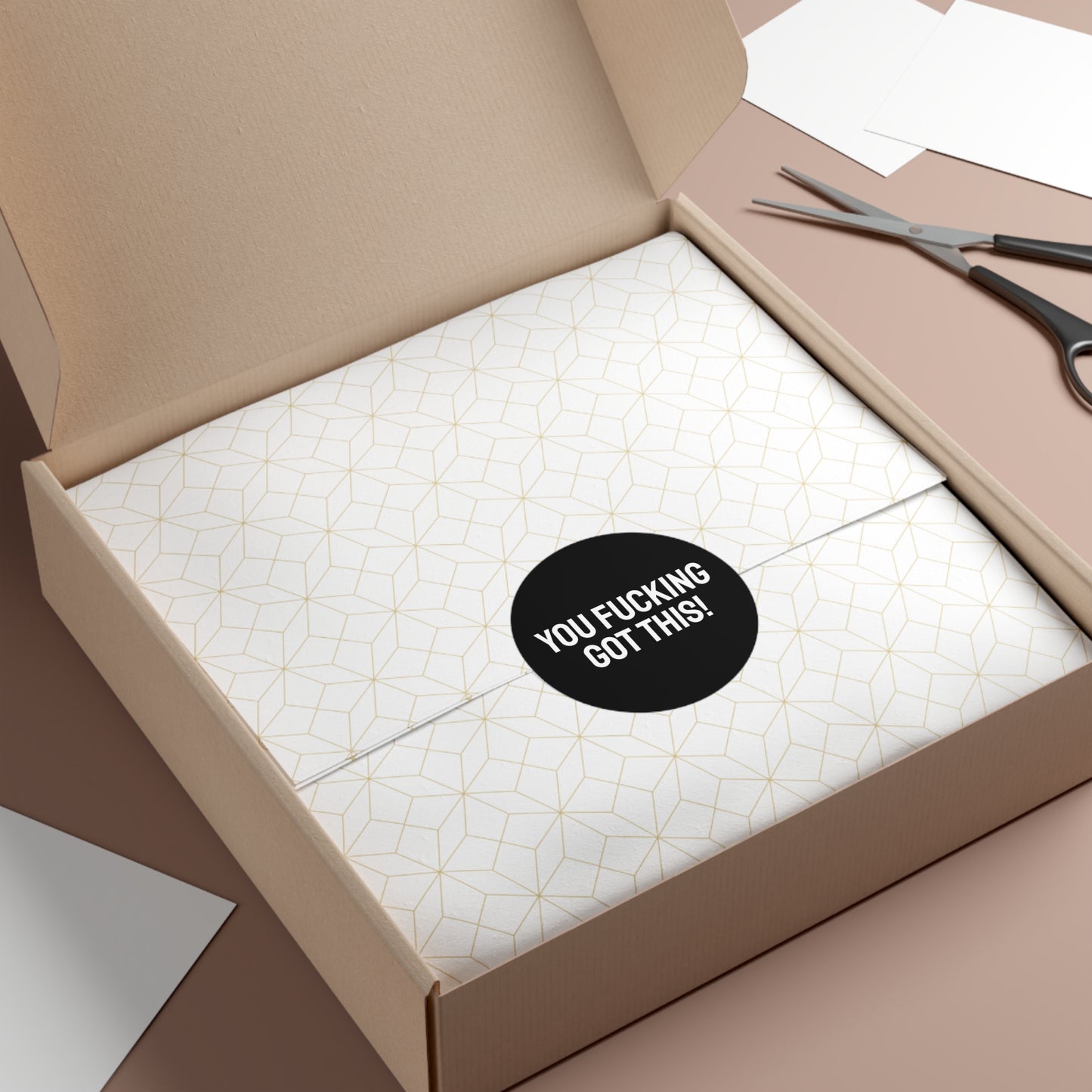 You Fucking Got This! - Round Vinyl Stickers