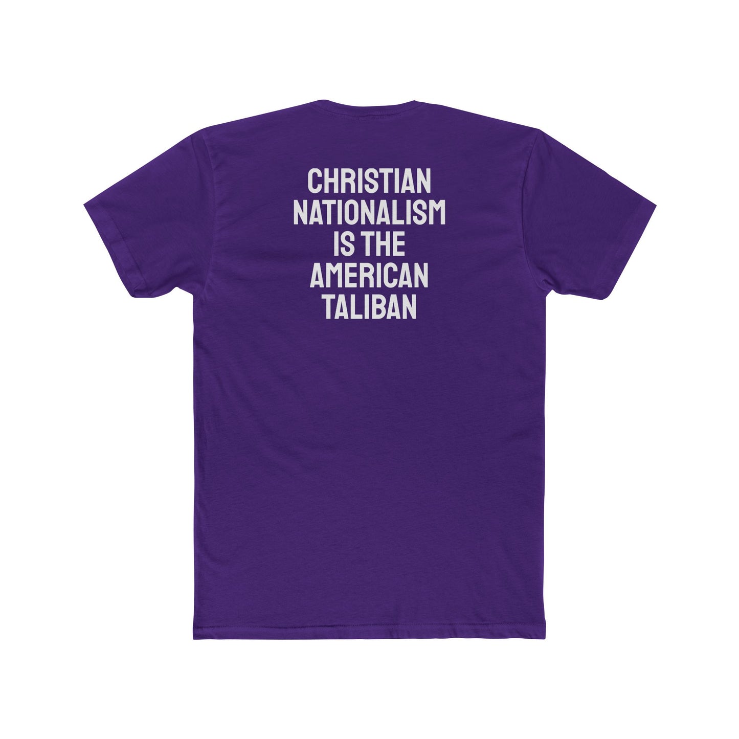 Christian Nationalism Is The American Taliban - Unisex Cotton Crew Tee