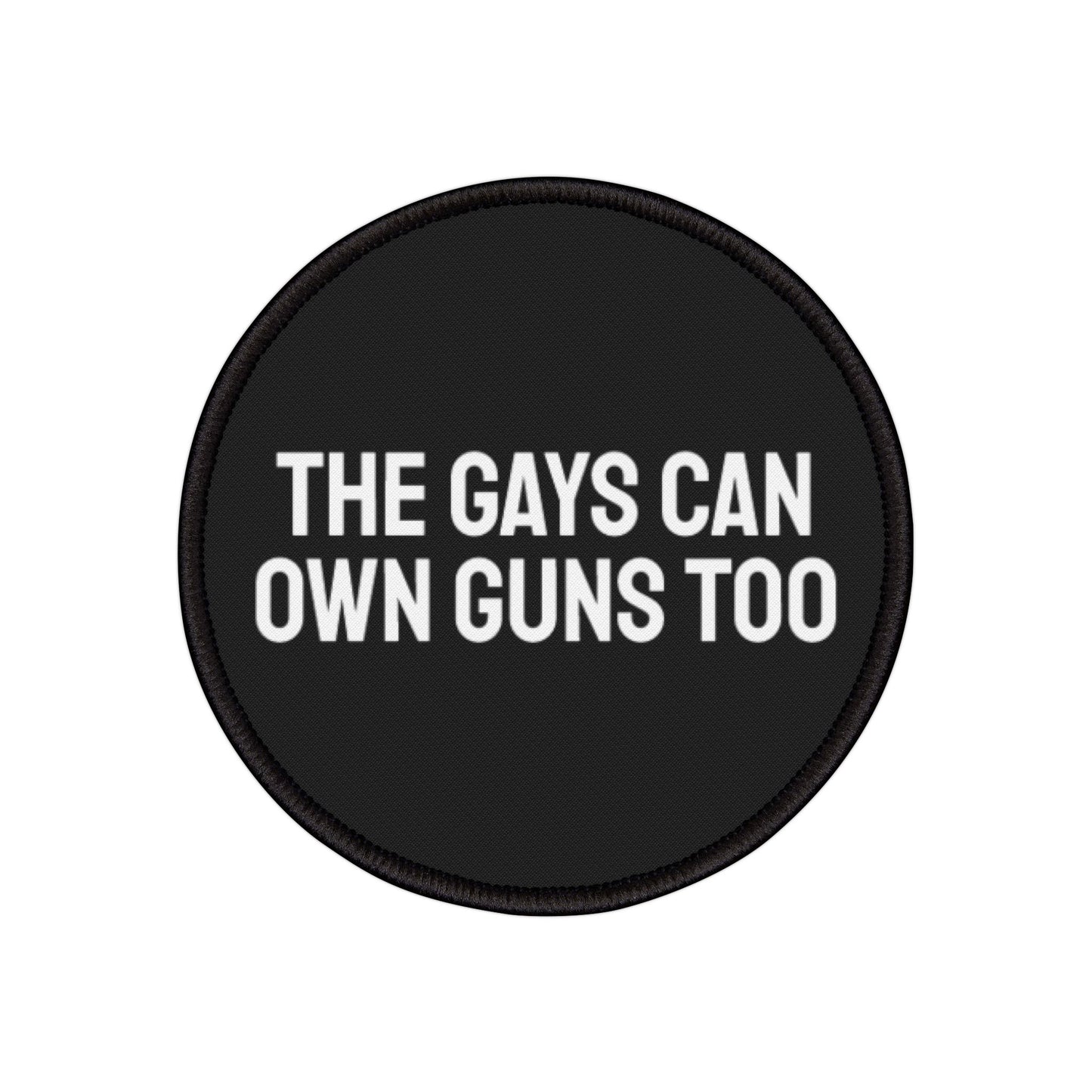 The Gays Can Own Guns Too - Iron-On Patch