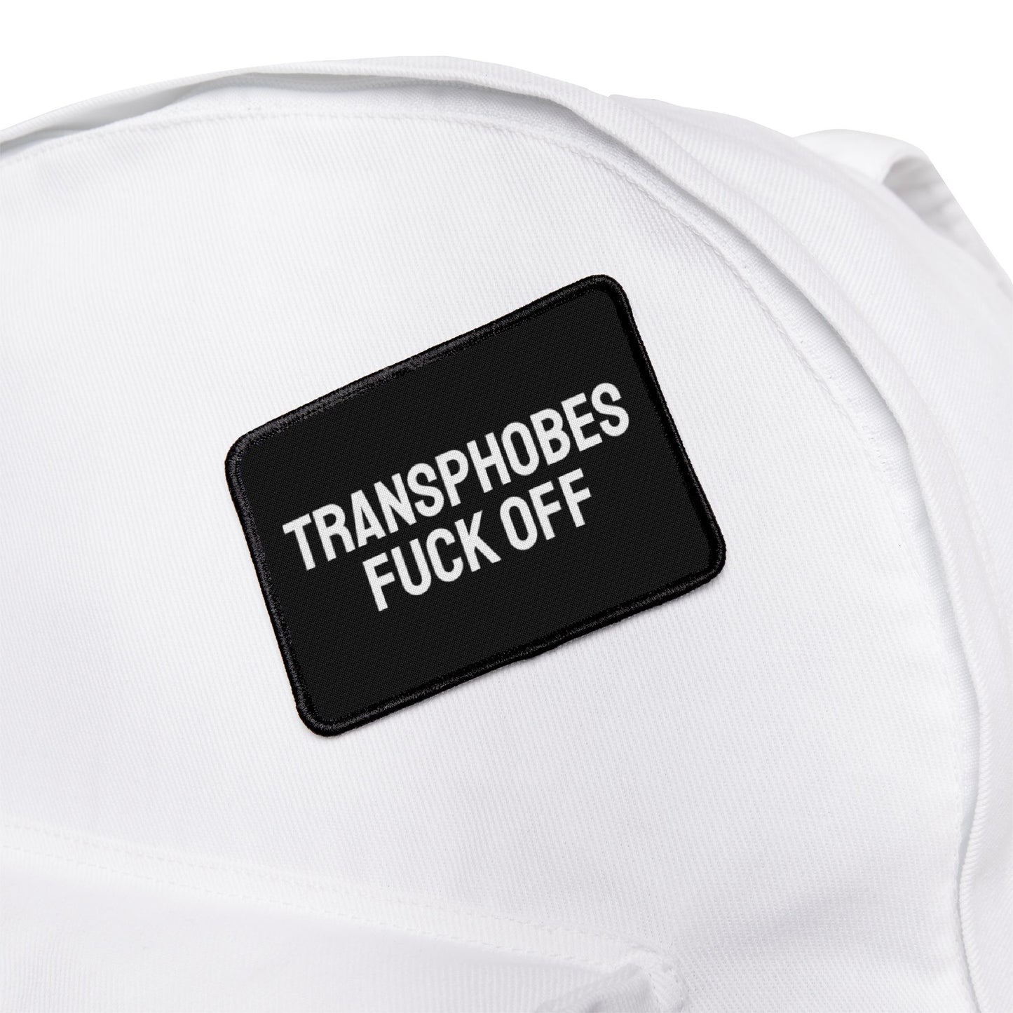 Transphobes Fuck Off - Iron-On Patch