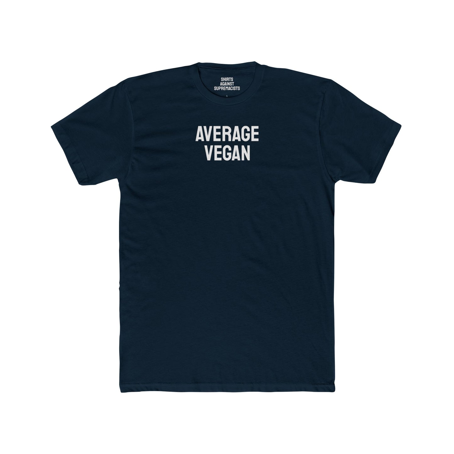 Average Vegan - Unisex Cotton Crew Tee