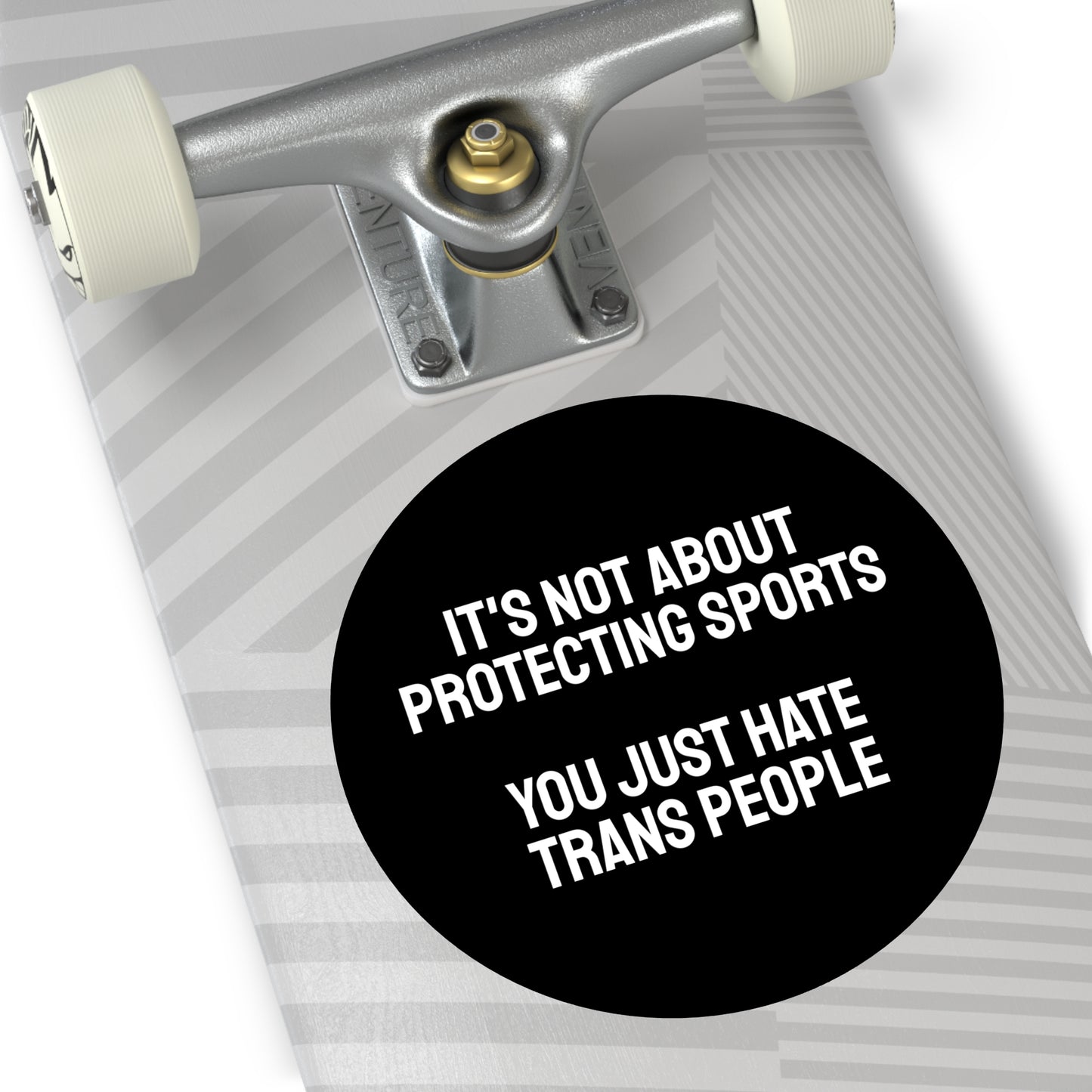 Its Not About Protecting Sports You Just Hate Trans People - Round Vinyl Stickers