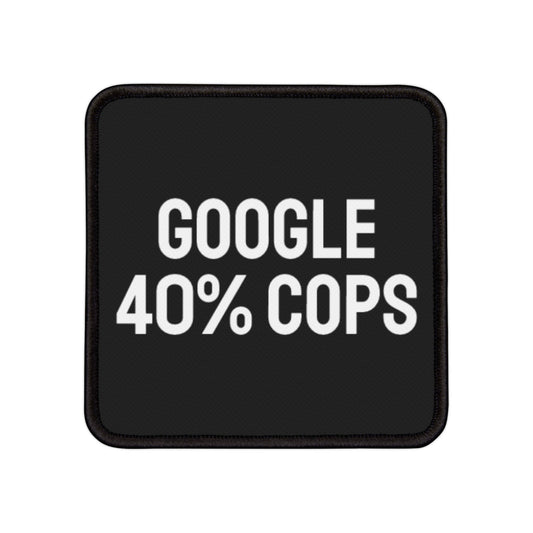 Google 40% Cops - Iron-On Patch