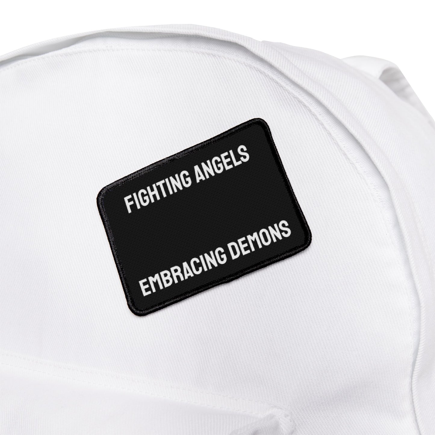 Fighting Angels Embracing Demons - Iron-On Patch