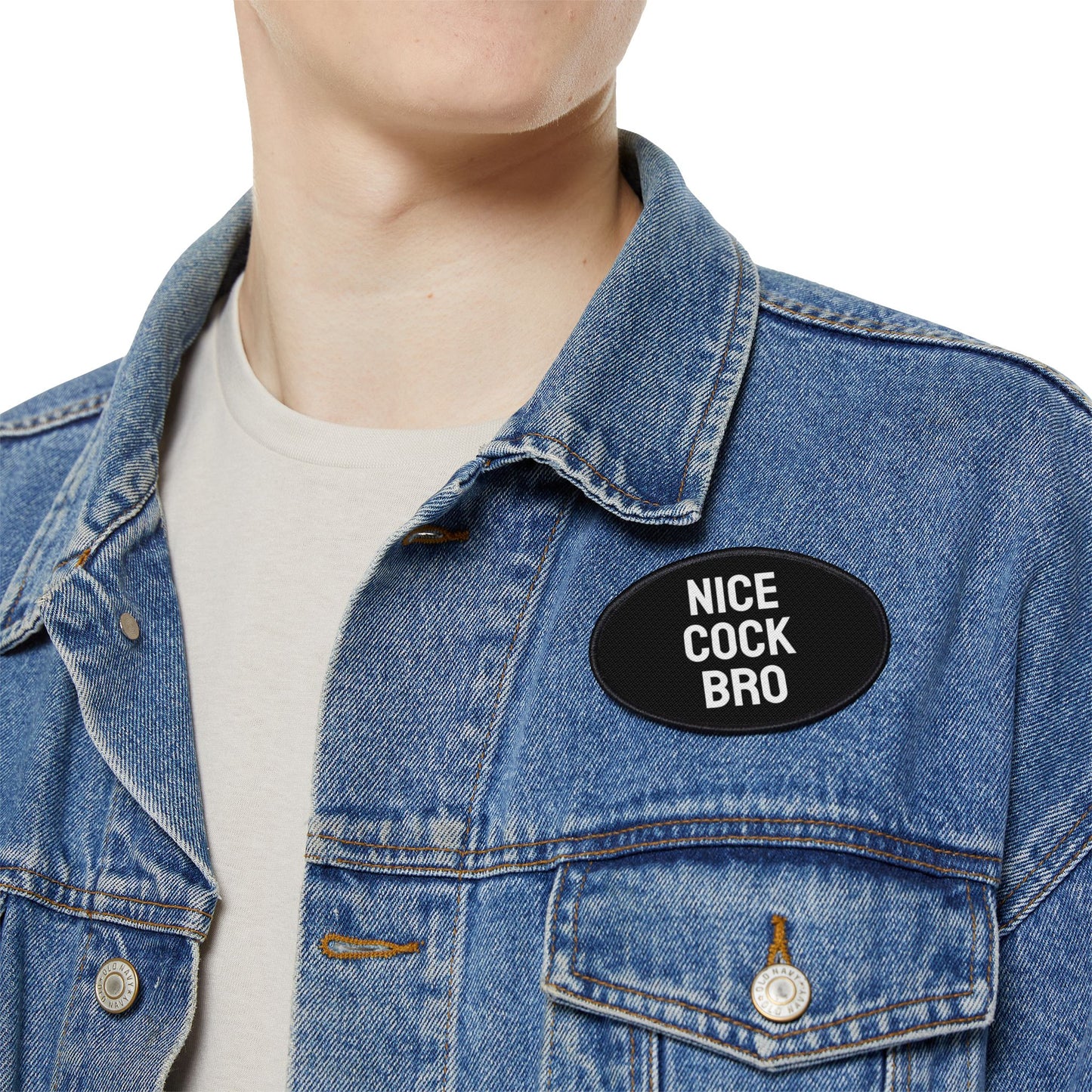 Nice Cock Bro - Iron-On Patch