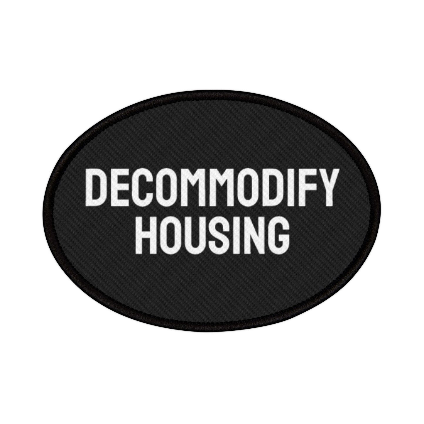 Decommodify Housing - Iron-On Patch