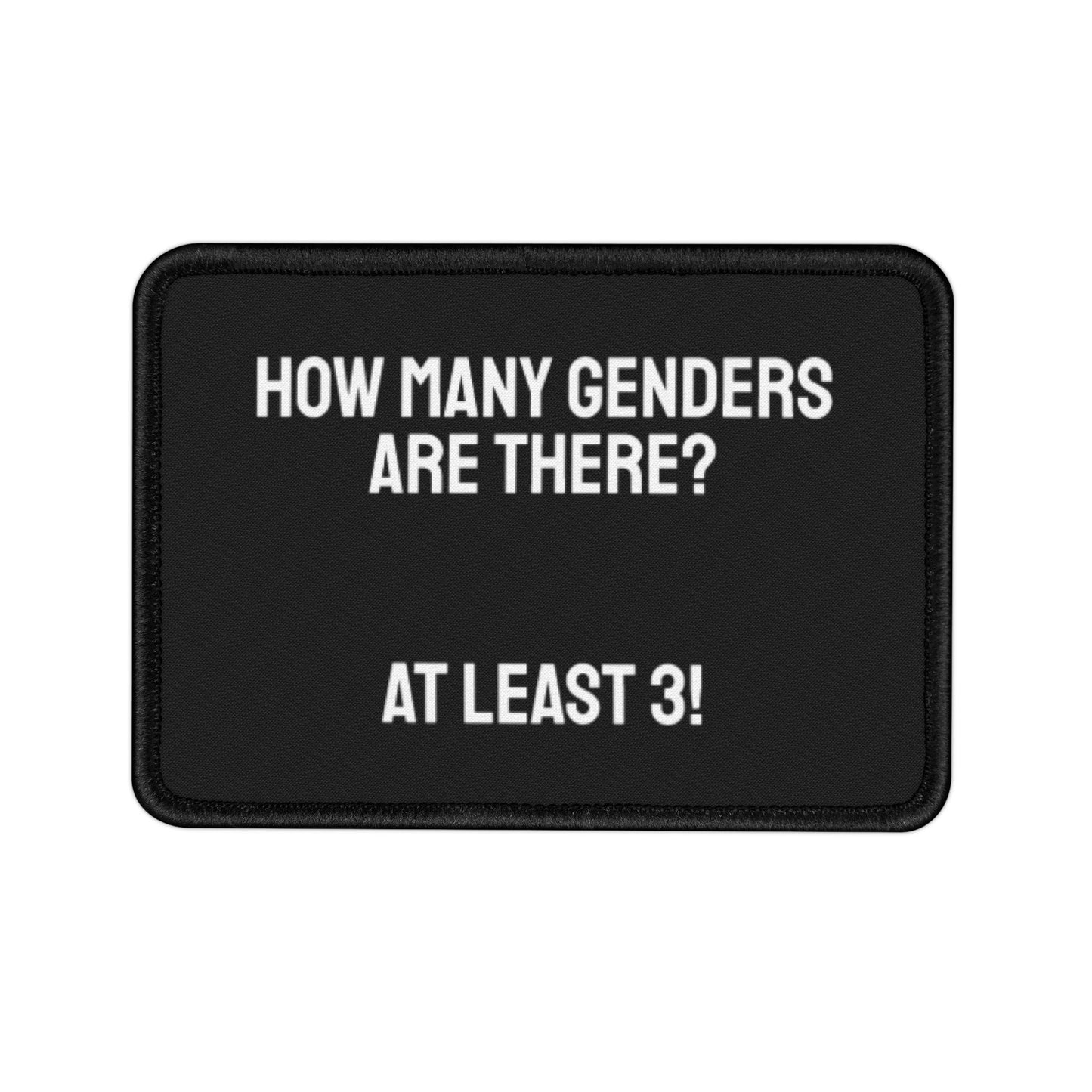 How Many Genders Are There? At Least 3! - Iron-On Patch