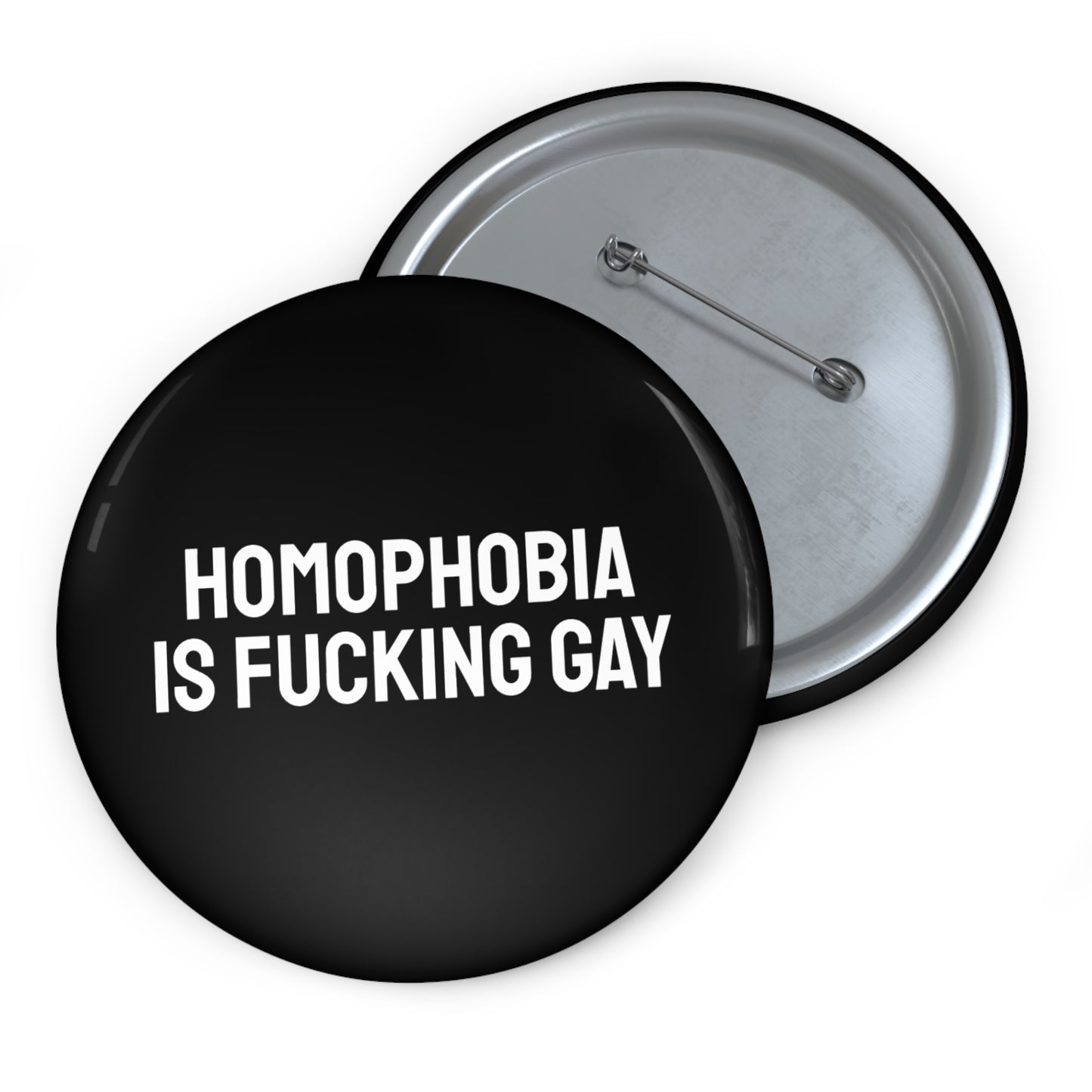 Homophobia Is Fucking Gay - Pin Buttons