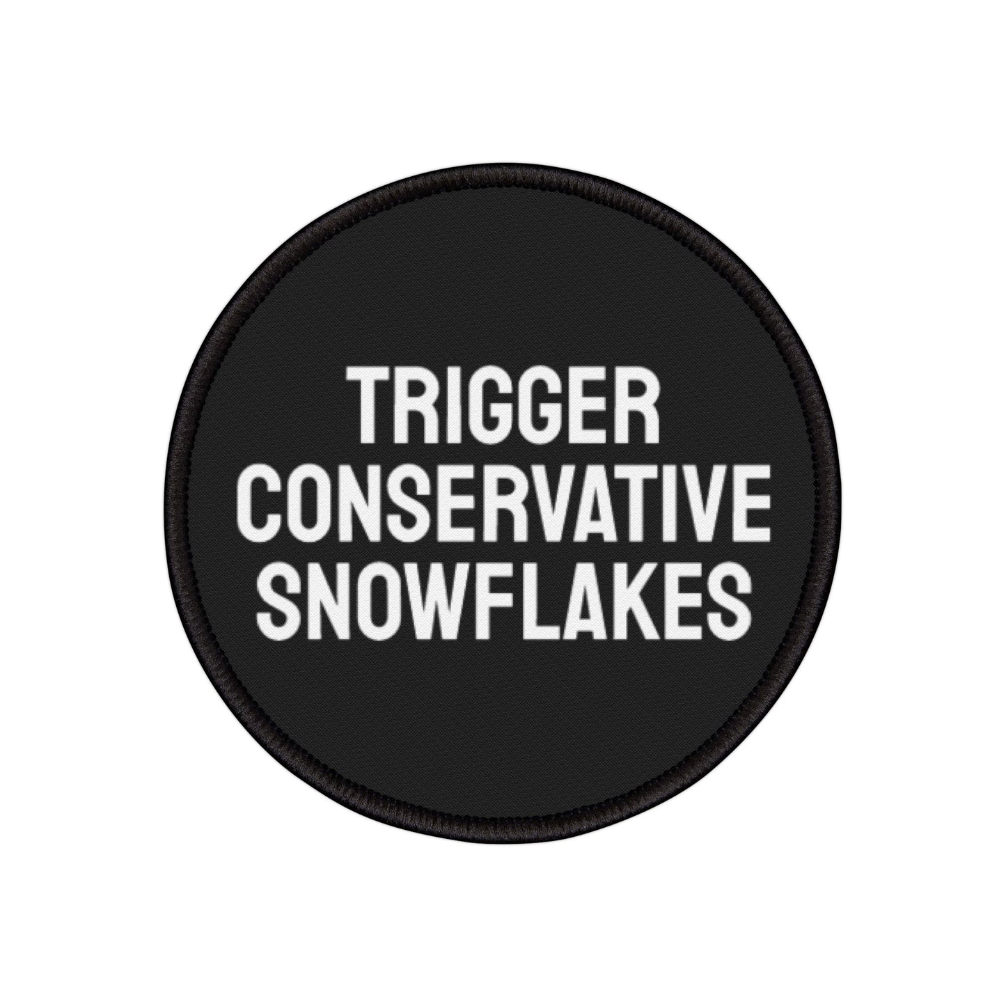 Trigger Conservative Snowflakes - Iron-On Patch