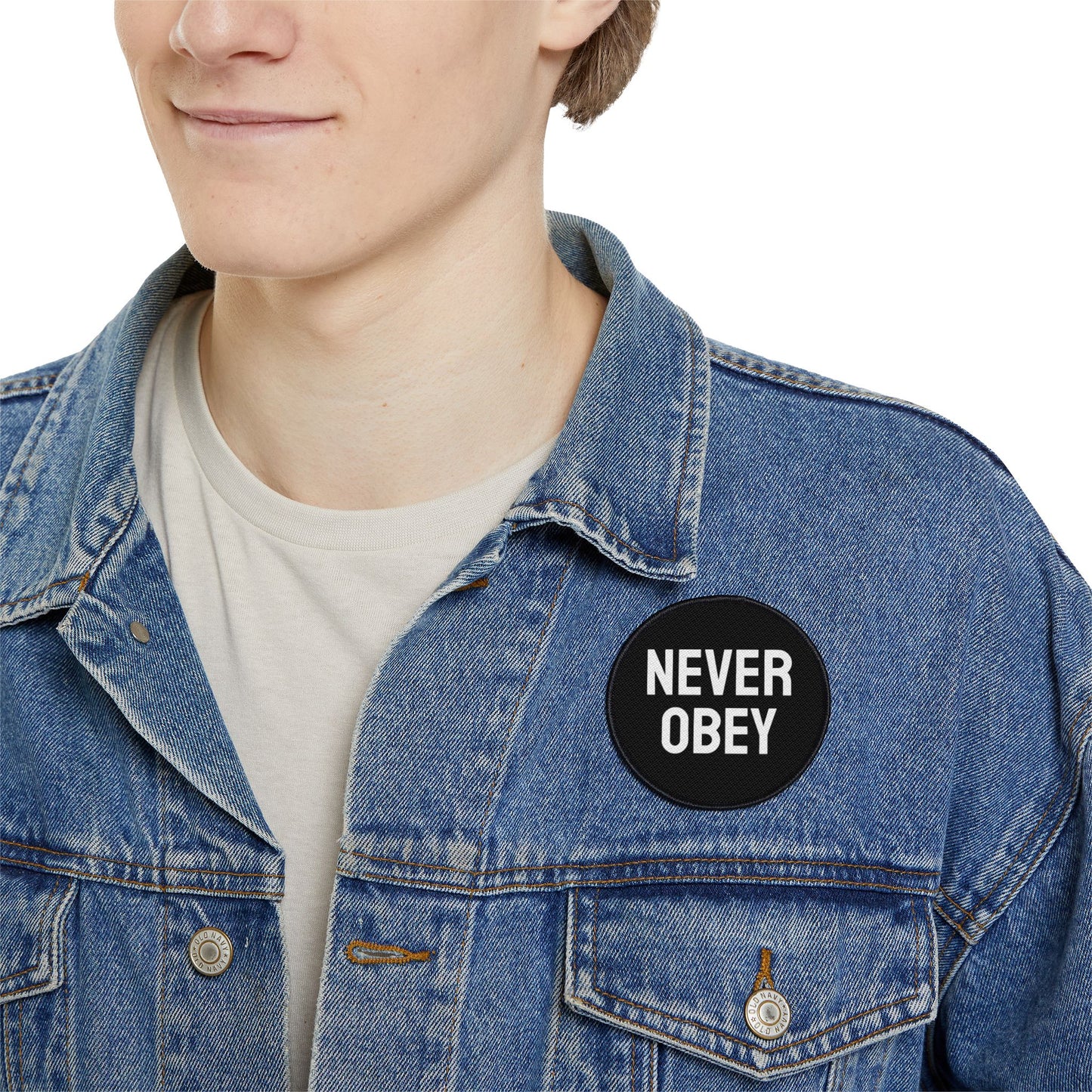 Never Obey - Iron-On Patch