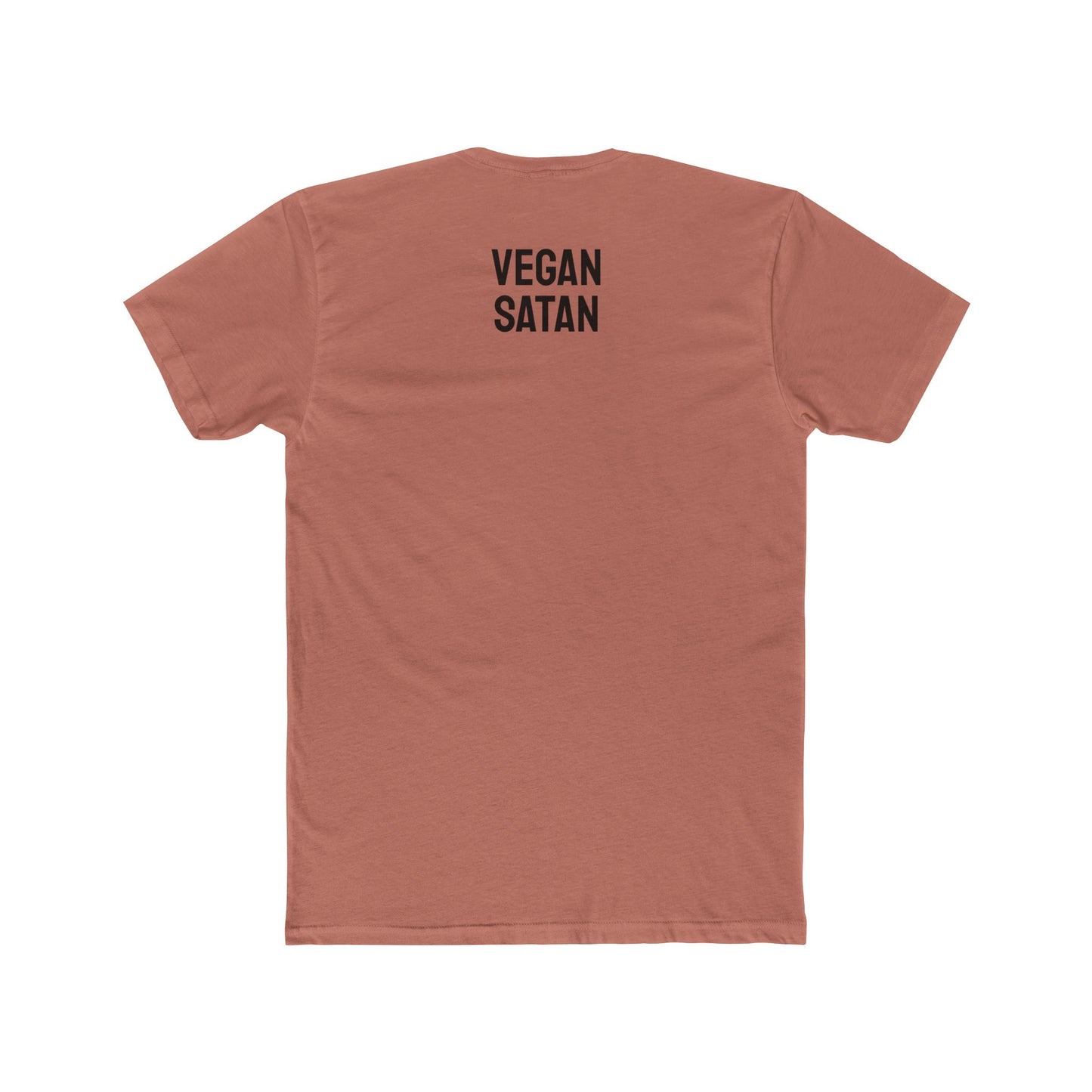 Vegan Satan - Unisex Cotton Crew Tee