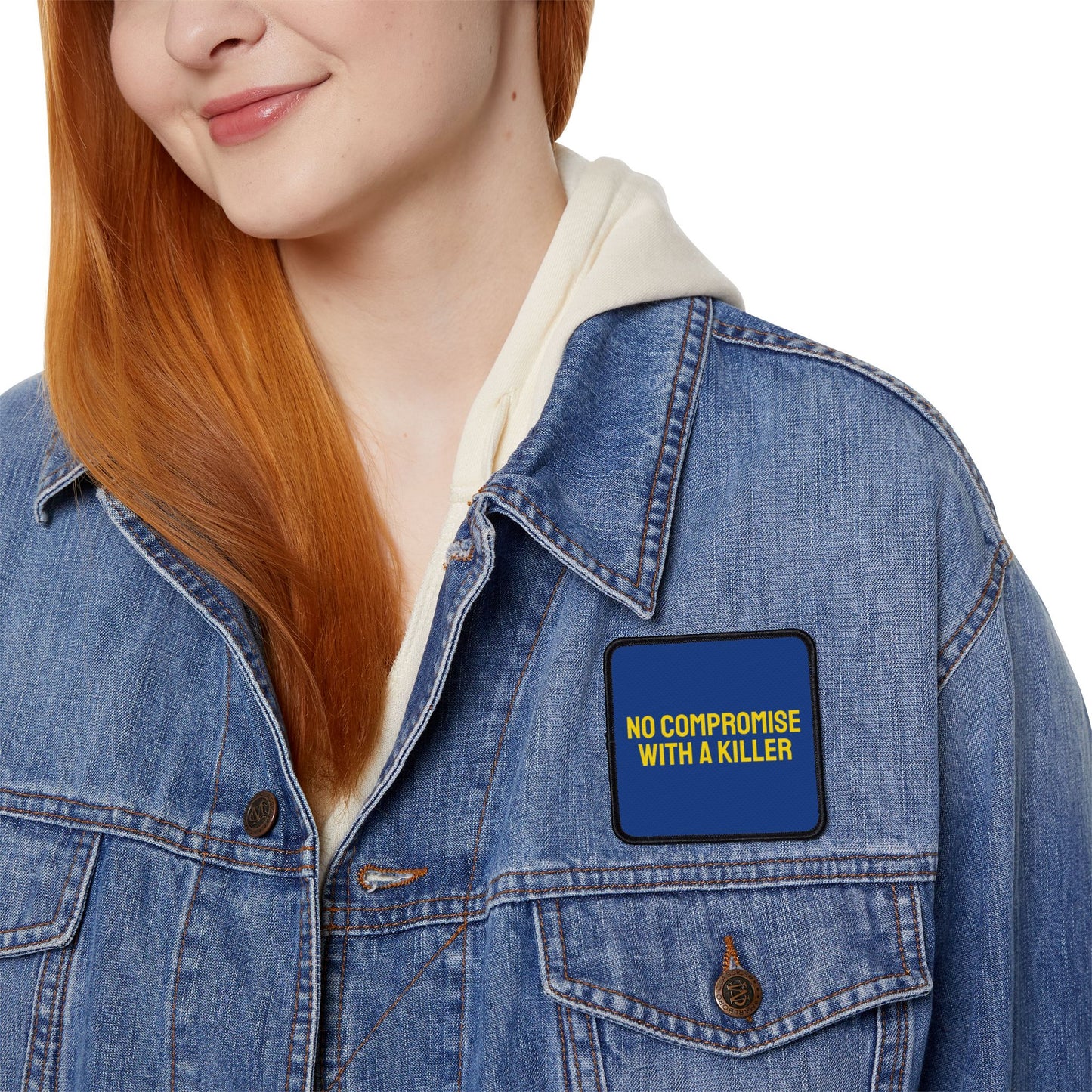 No Compromise With A Killer - Iron-On Patch